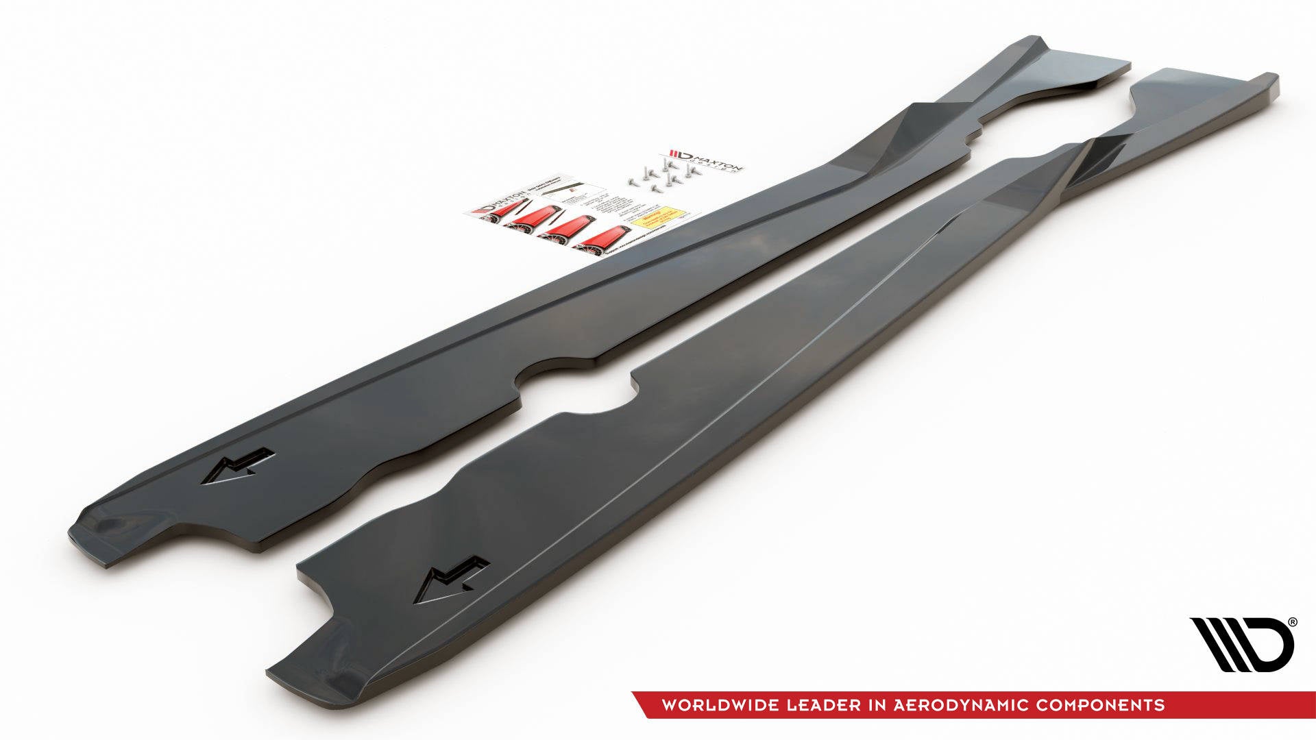 Set of Splitters Chevrolet Corvette C8