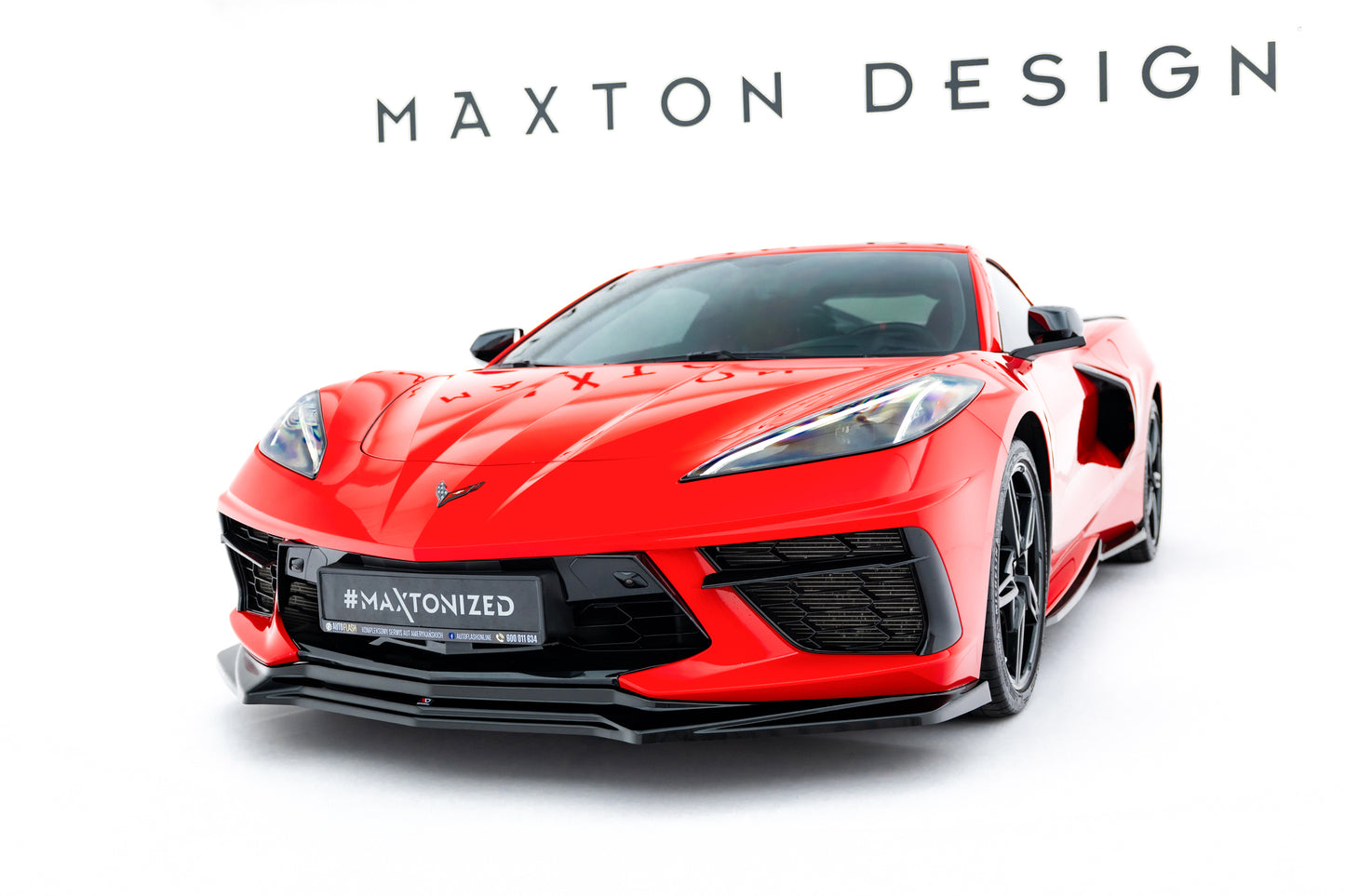Set of Splitters Chevrolet Corvette C8