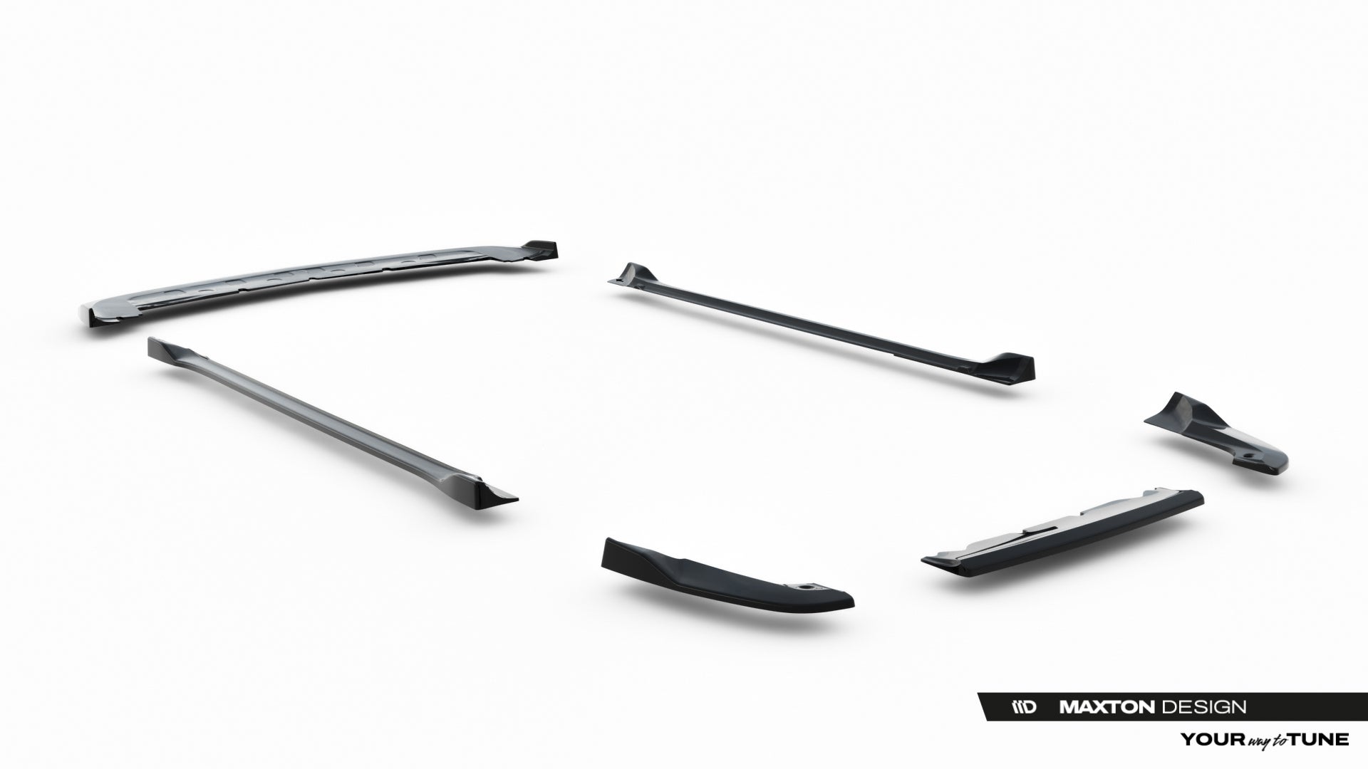 Set of Splitters Dodge Challenger SRT Hellcat Widebody Mk3
