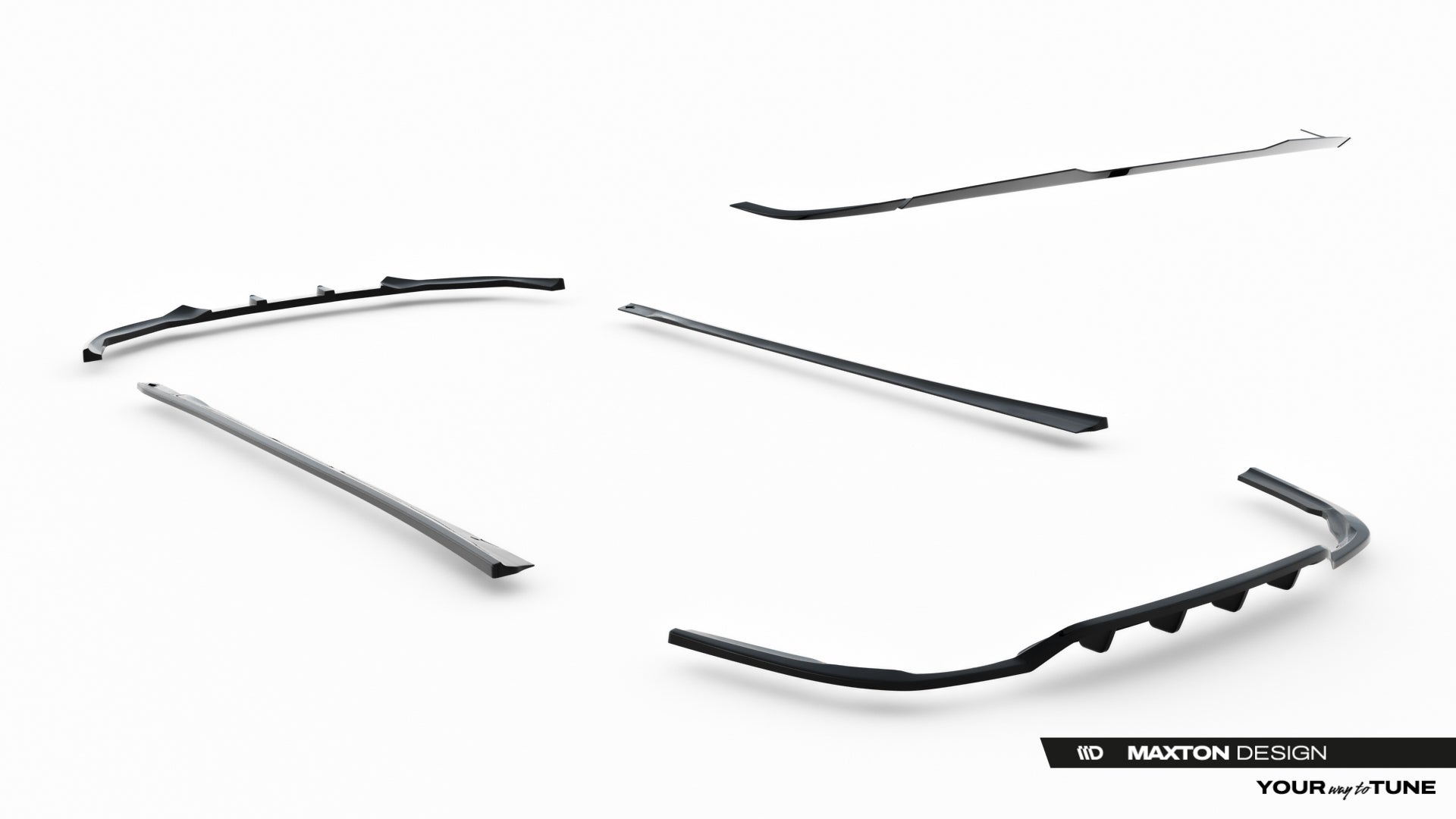 Set of Splitters Dodge Charger RT Mk7 Facelift