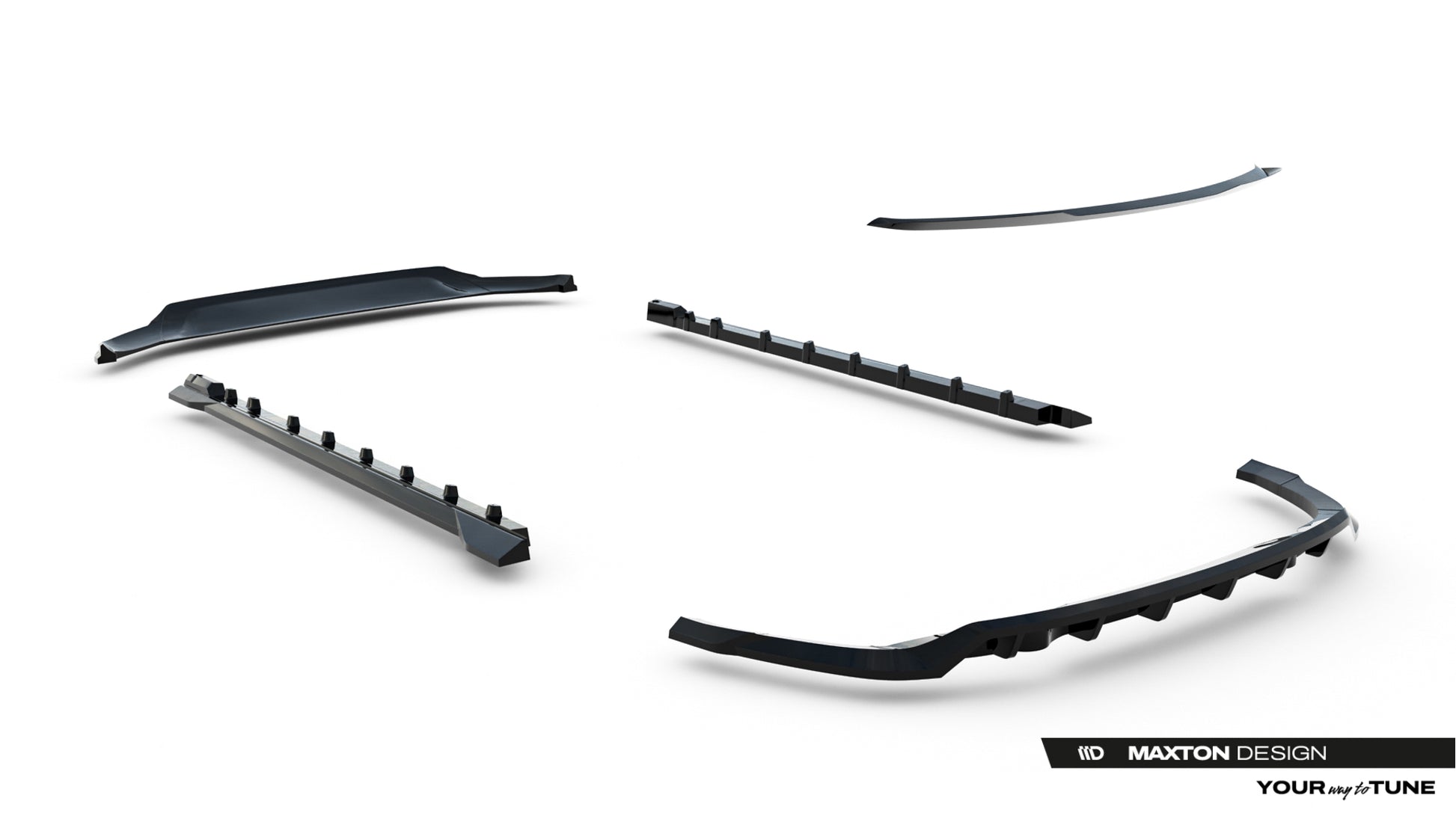 Set of Splitters Jaguar F-Pace R-Sport X761 Facelift