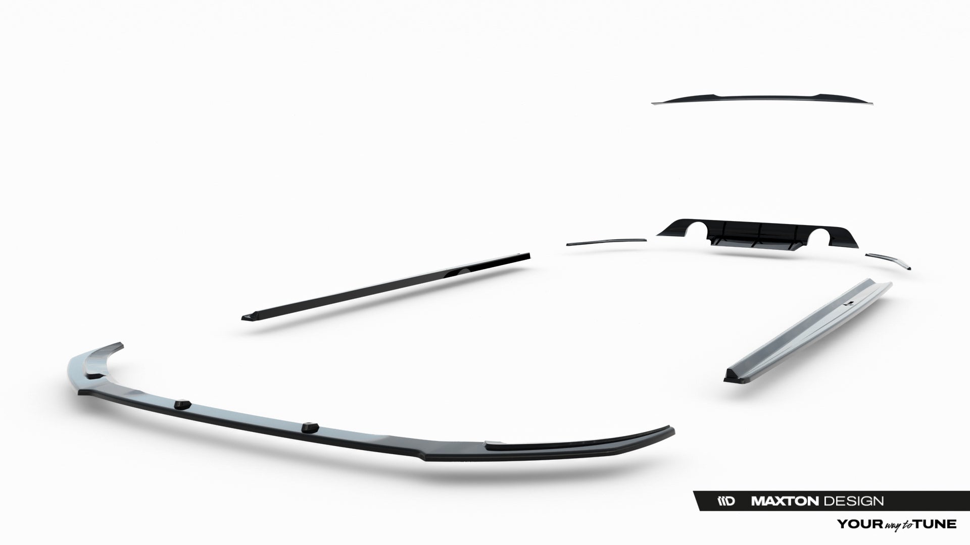 Set of Splitters Jaguar XE R-Dynamic X760 Facelift