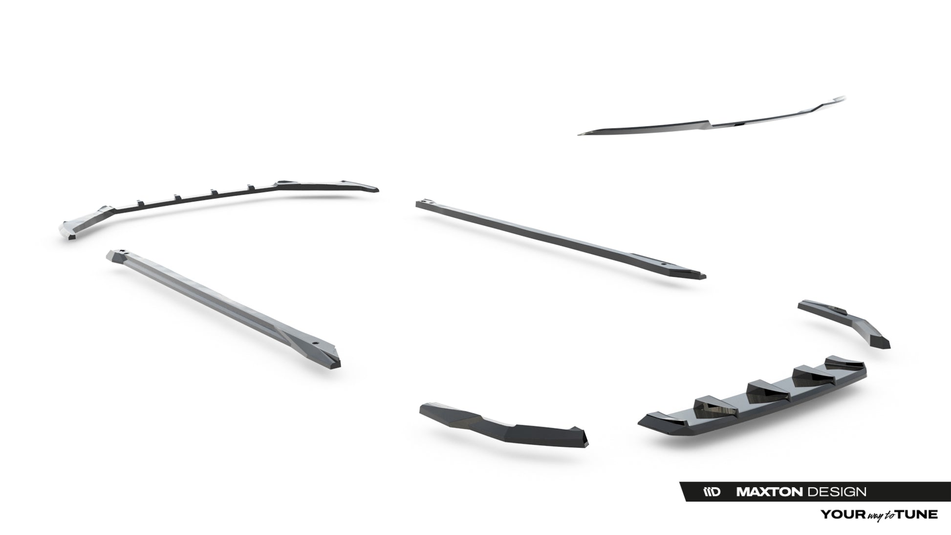 Set of Splitters Lexus IS 500 Mk3 Facelift 2 (XE30)