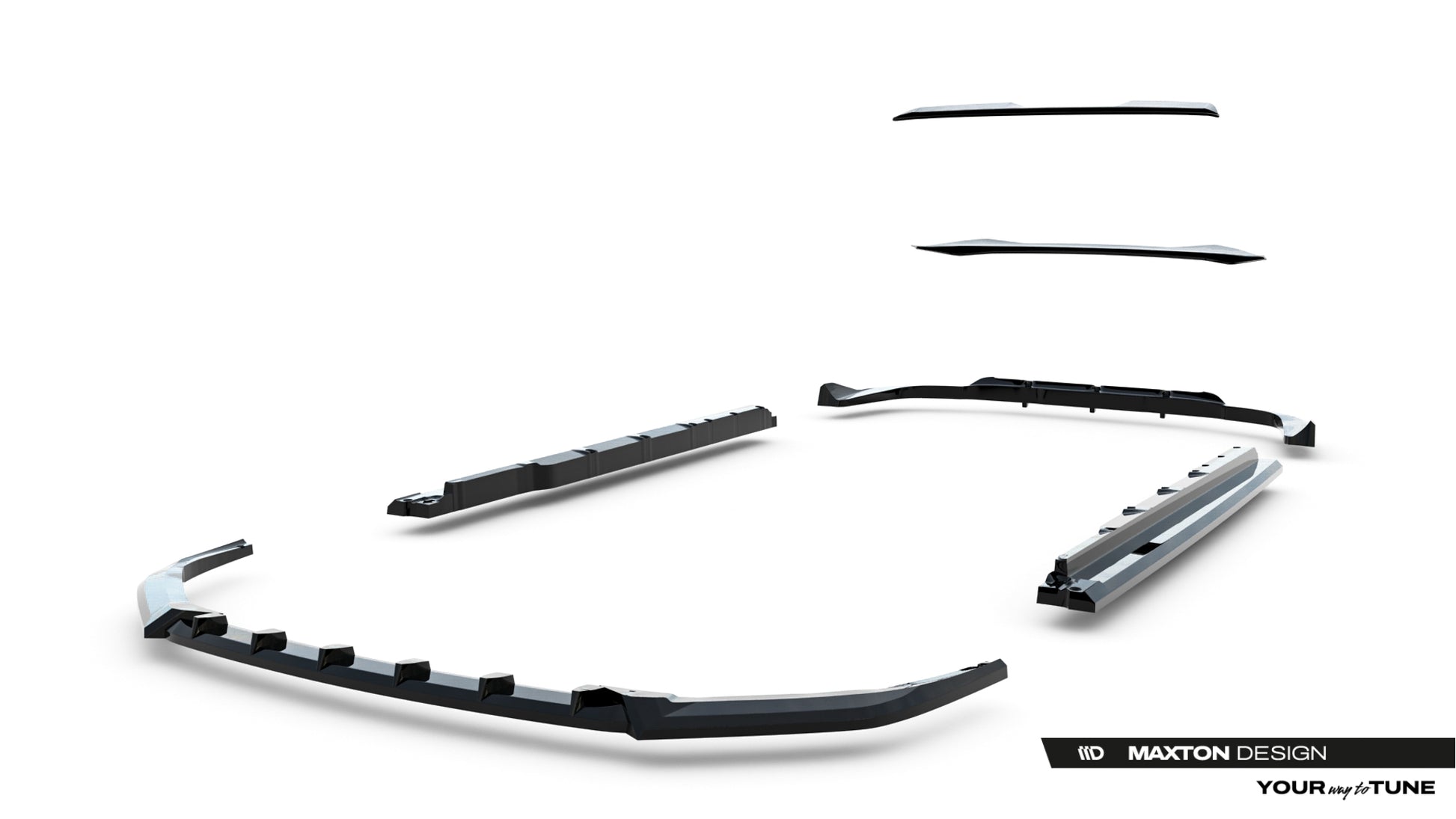 Set of Splitters Lexus RX F-Sport Mk4 Facelift