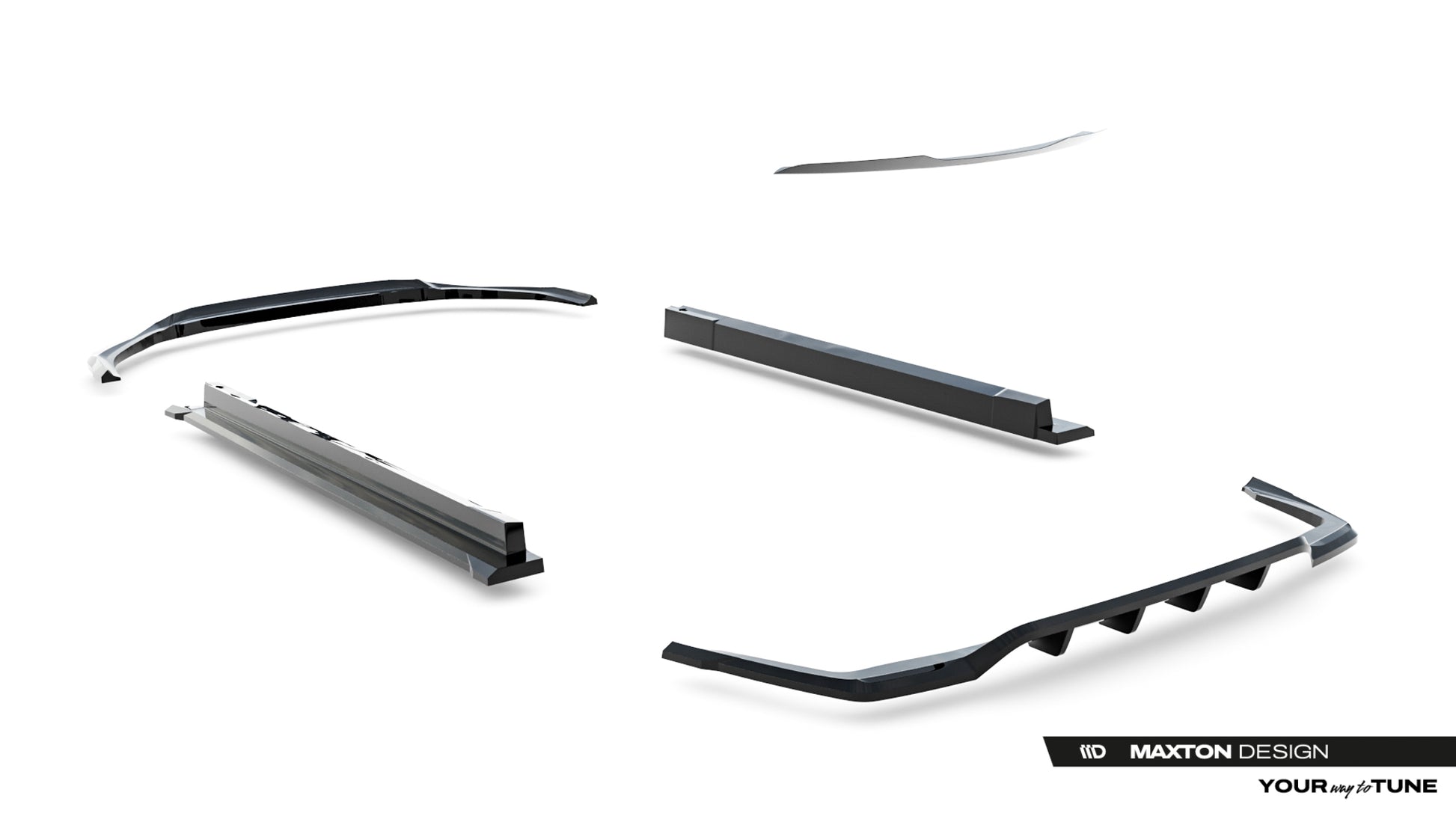 Set of Splitters Lexus RX F-Sport Mk5
