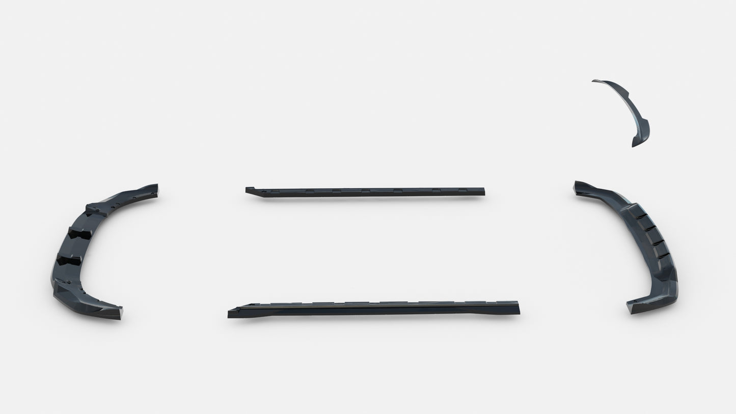 Set of Splitters MG HS Mk1 Facelift