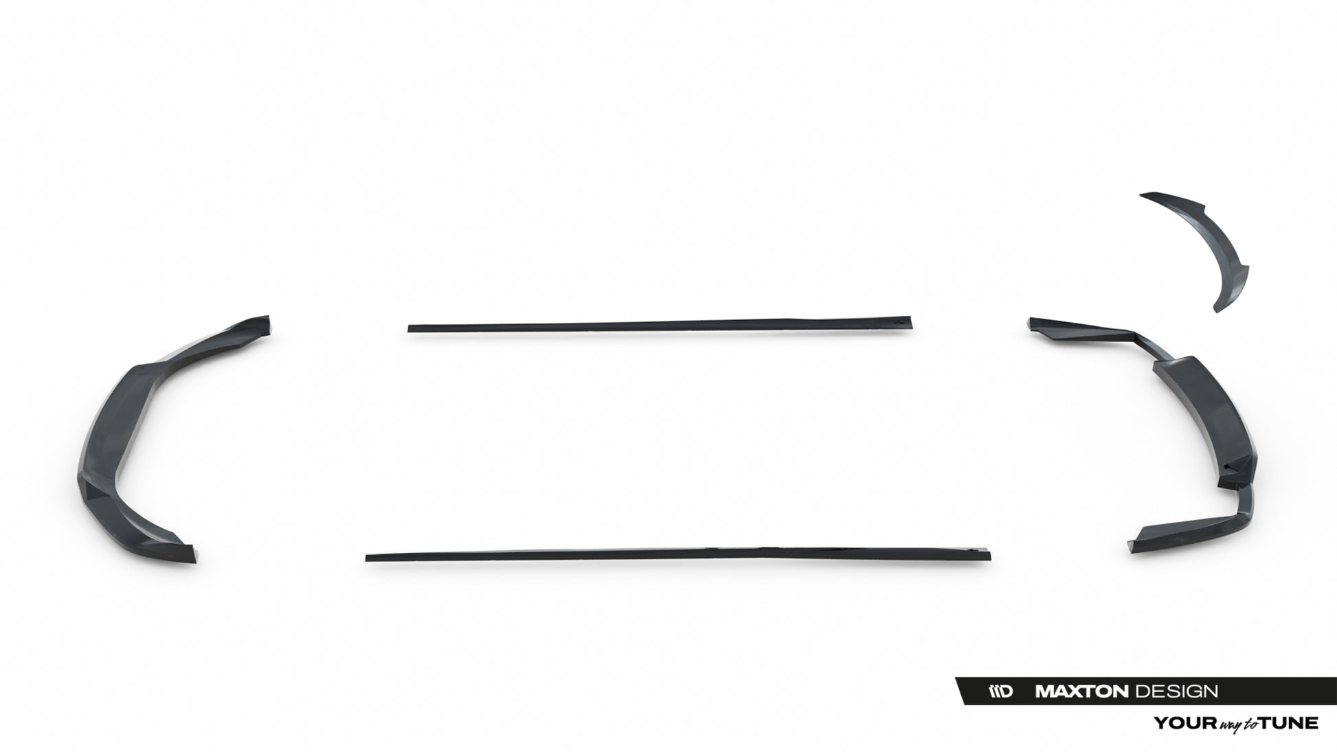 Set of Splitters Maserati Ghibli Mk3 Facelift