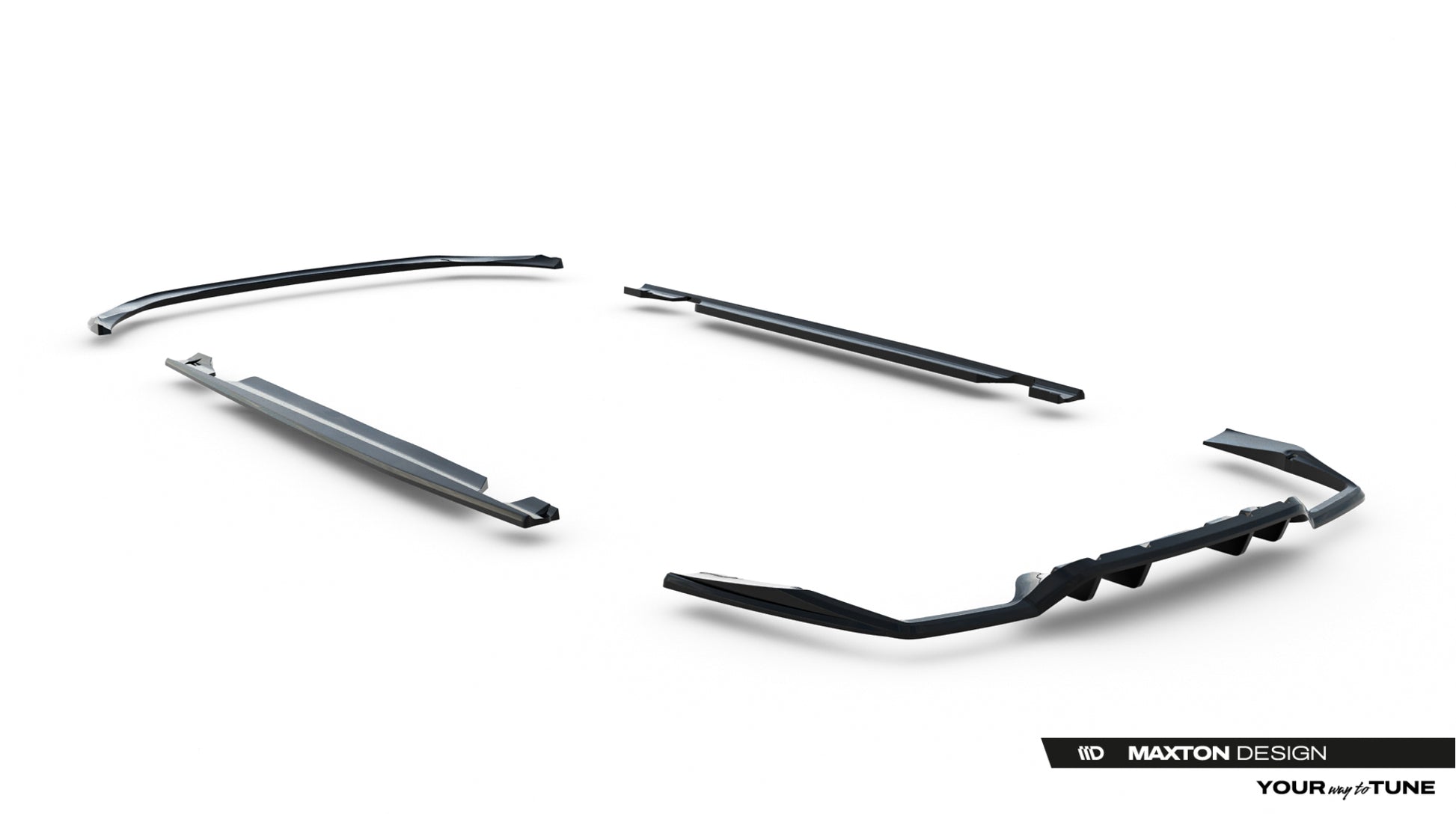 Set of Splitters Mercedes-AMG C43 Coupe C205 Facelift
