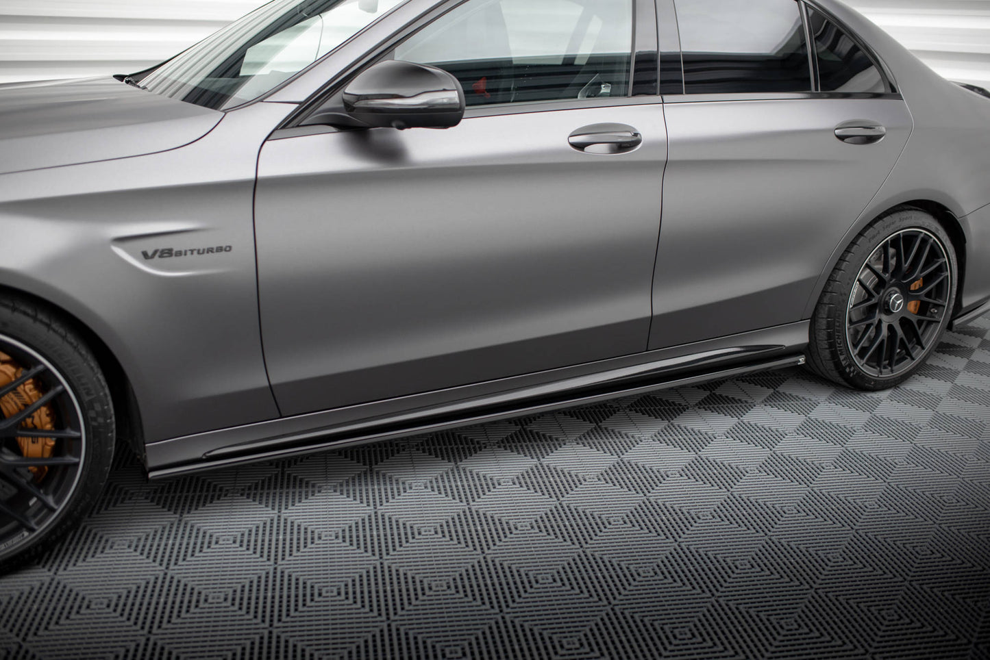 Set of Splitters Mercedes-AMG C63 Sedan / Estate W205 Facelift