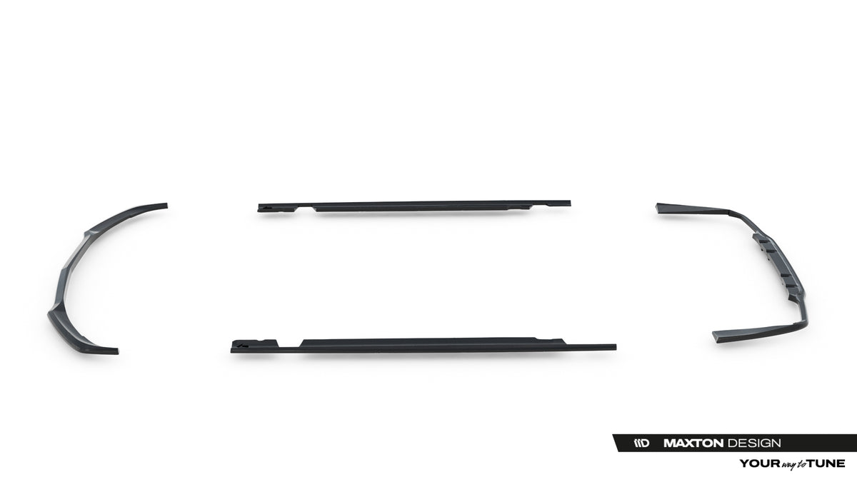 Set of Splitters Mercedes-AMG C63 Sedan / Estate W205 Facelift