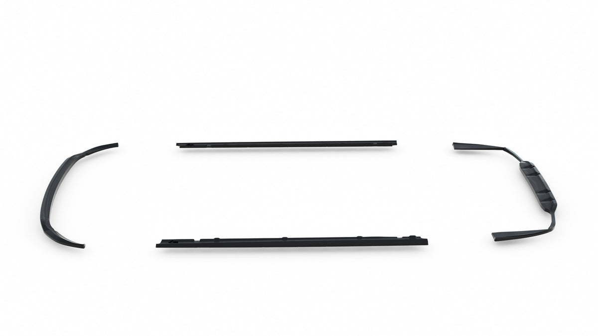 Set of Splitters Mercedes-Benz C AMG-Line Sedan / Estate W205 Facelift / S205 Facelift