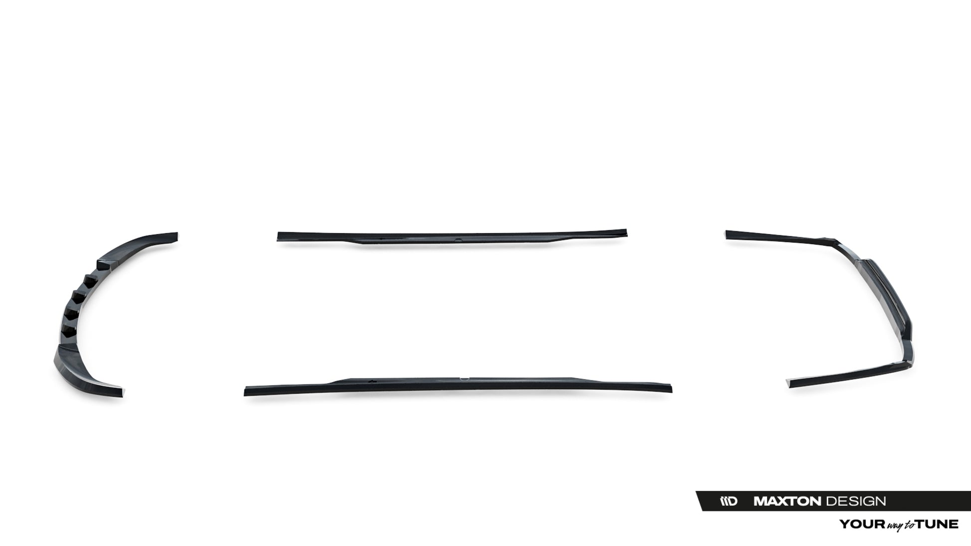 Set of Splitters Mercedes-Benz E Sedan W212 Facelift