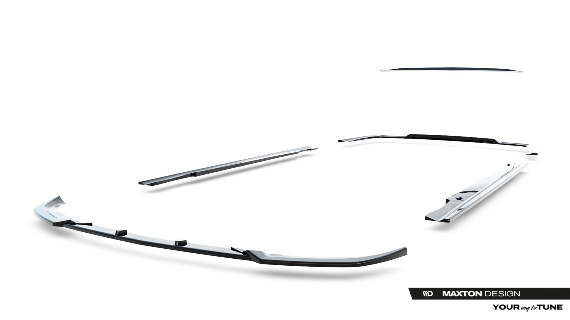 Set of Splitters Mercedes-Benz E63 AMG Sedan W212 Facelift