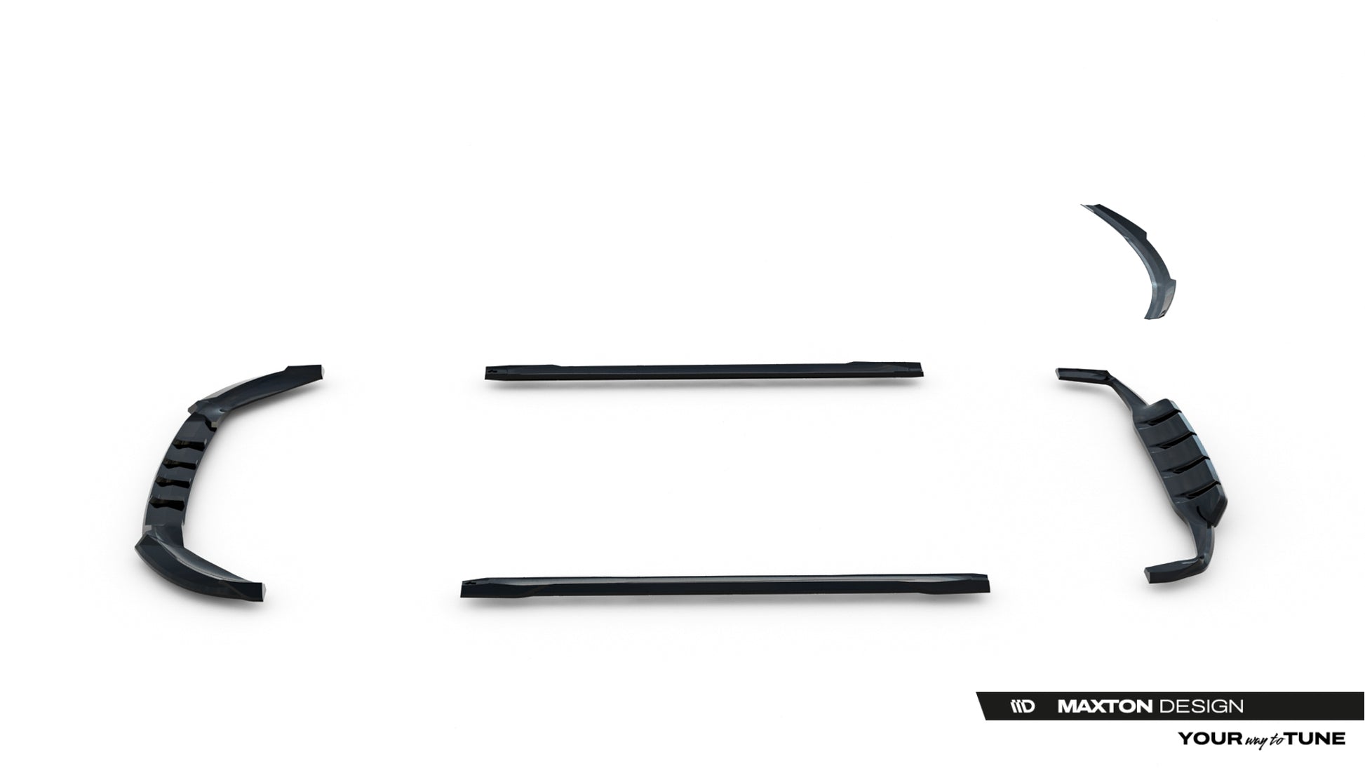 Set of Splitters Mercedes-Benz GLA 45 AMG X156 Facelift