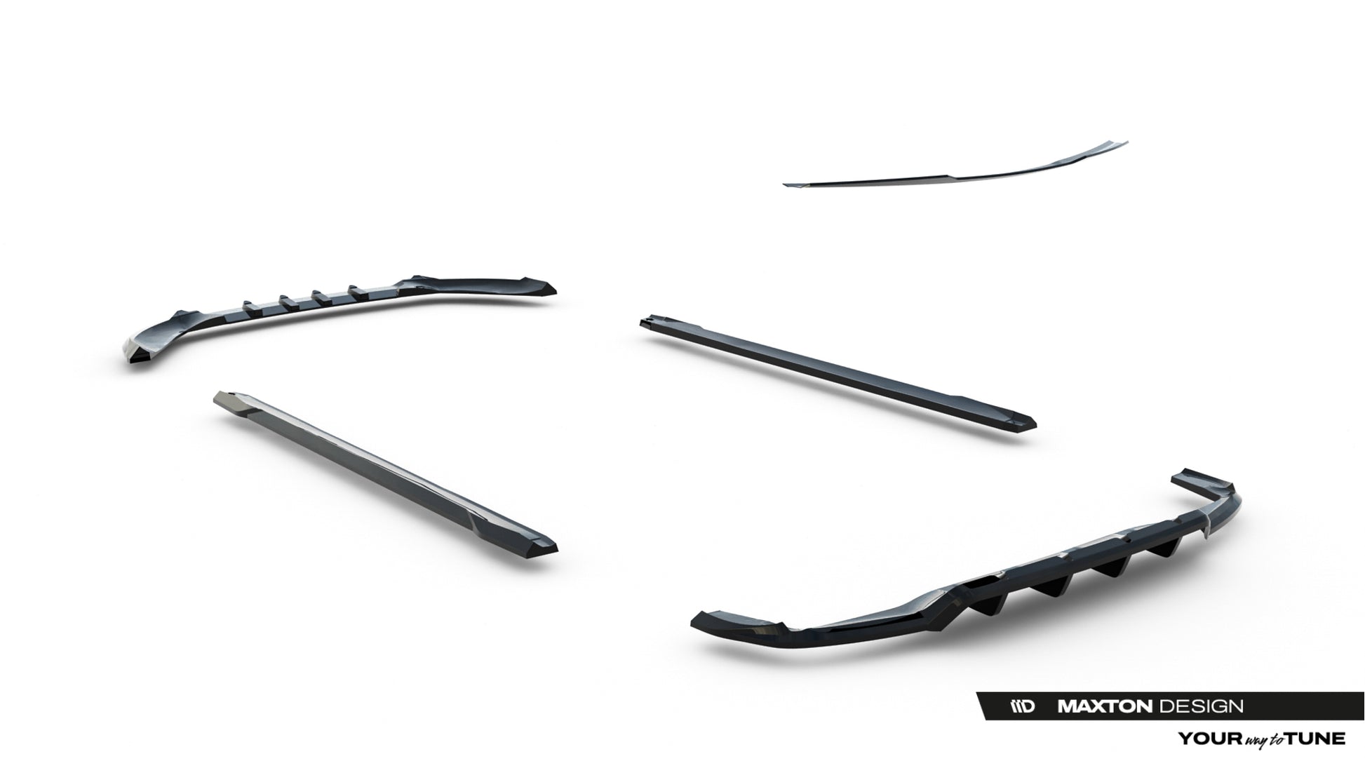 Set of Splitters Mercedes-Benz GLA 45 AMG X156 Facelift