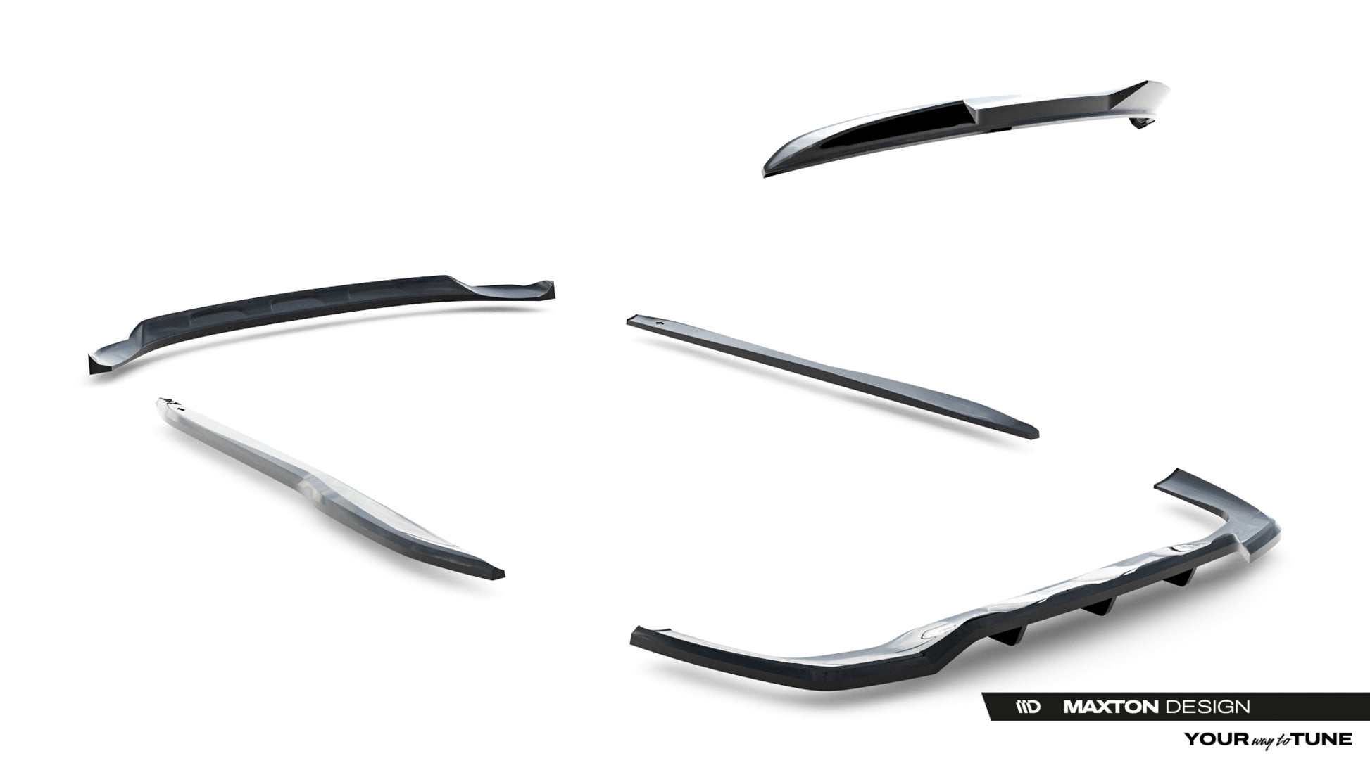Set of Splitters Mercedes-Benz GLC Coupe AMG-Line C254