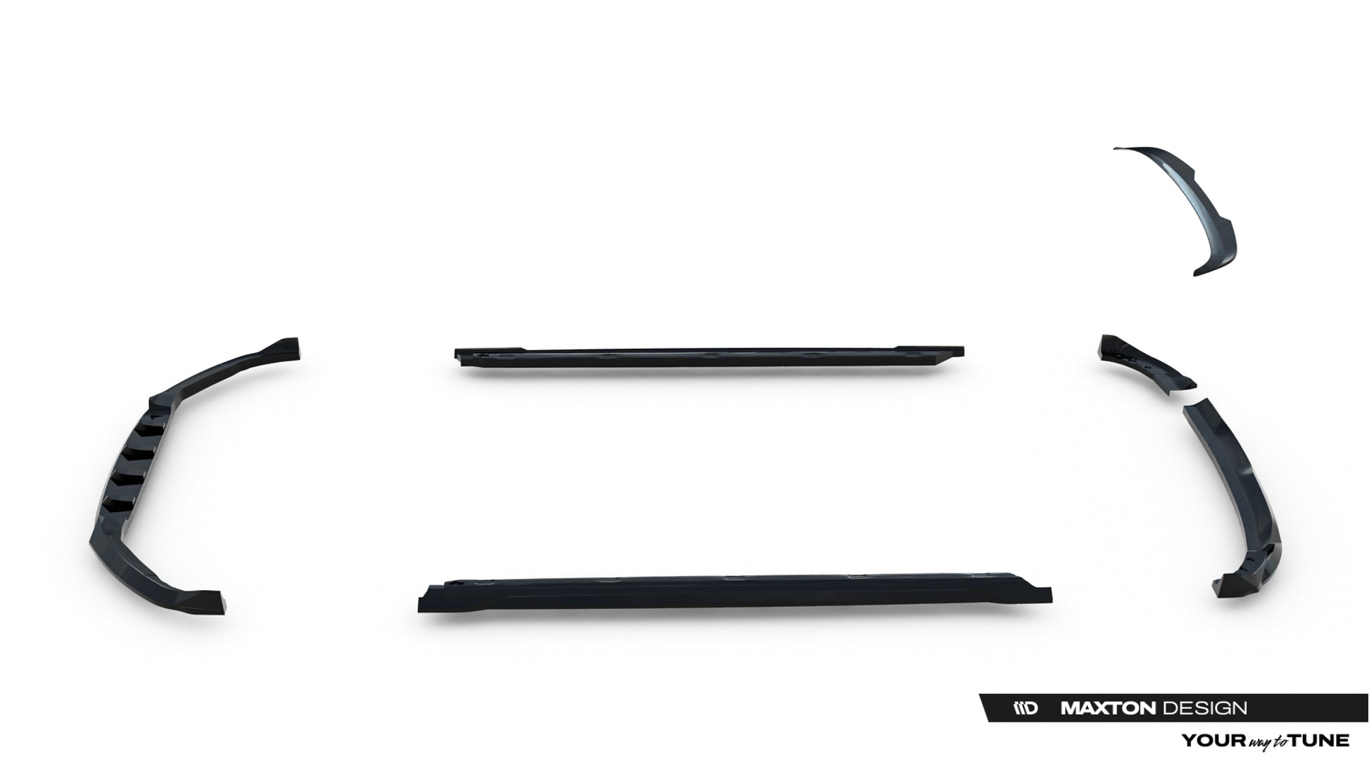 Set of Splitters Opel Corsa F Facelift (Mk6 Facelift)