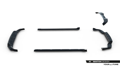 Set of Splitters Porsche Cayenne SUV Mk3 Facelift