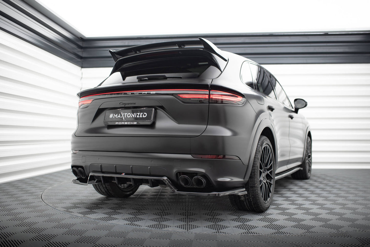 Set of Splitters Porsche Cayenne Sport Design SUV / Coupe  Mk3