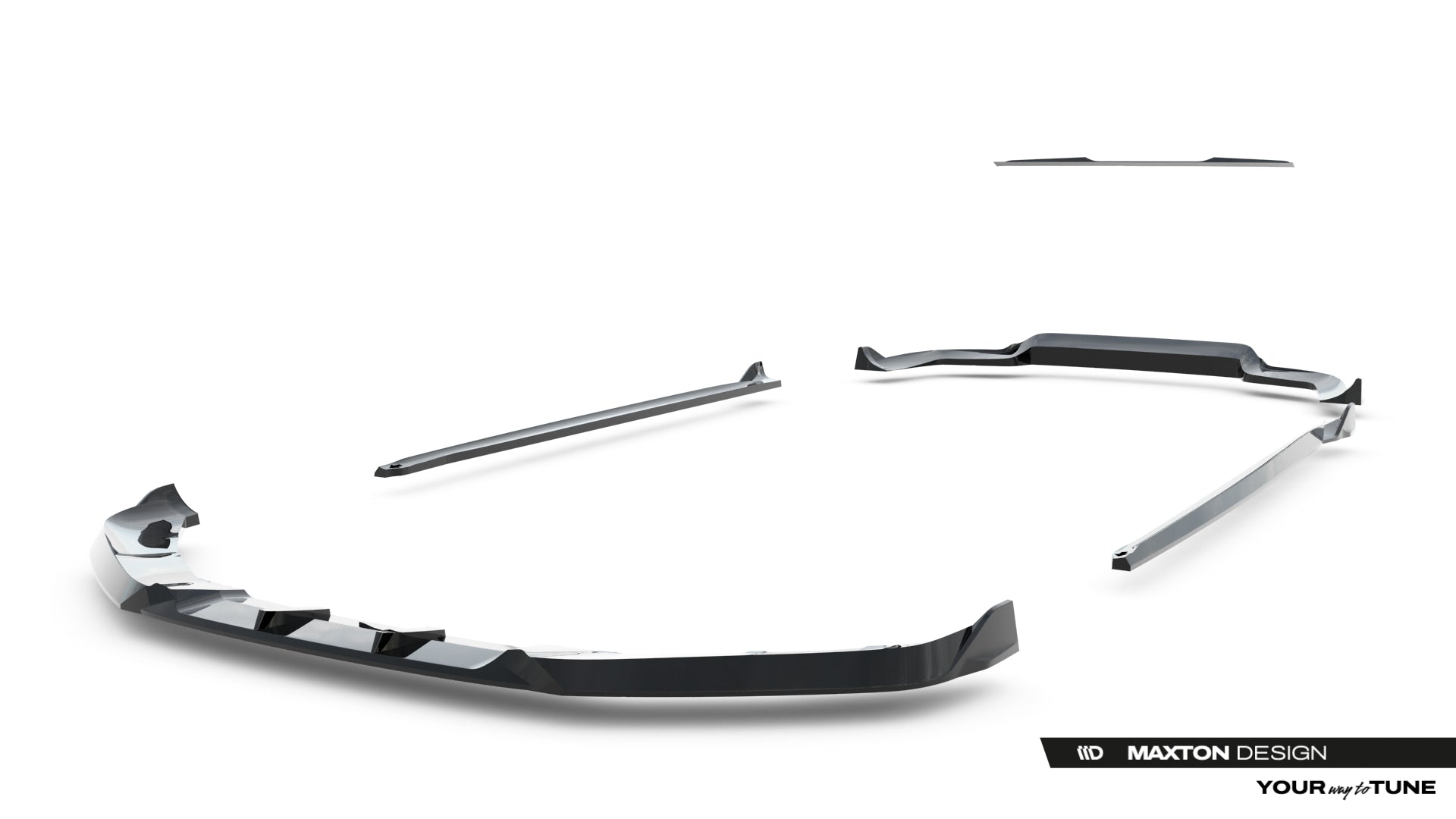 Set of Splitters Porsche Panamera 4 / 4S E-Hybrid / 4 E-Hybrid 972