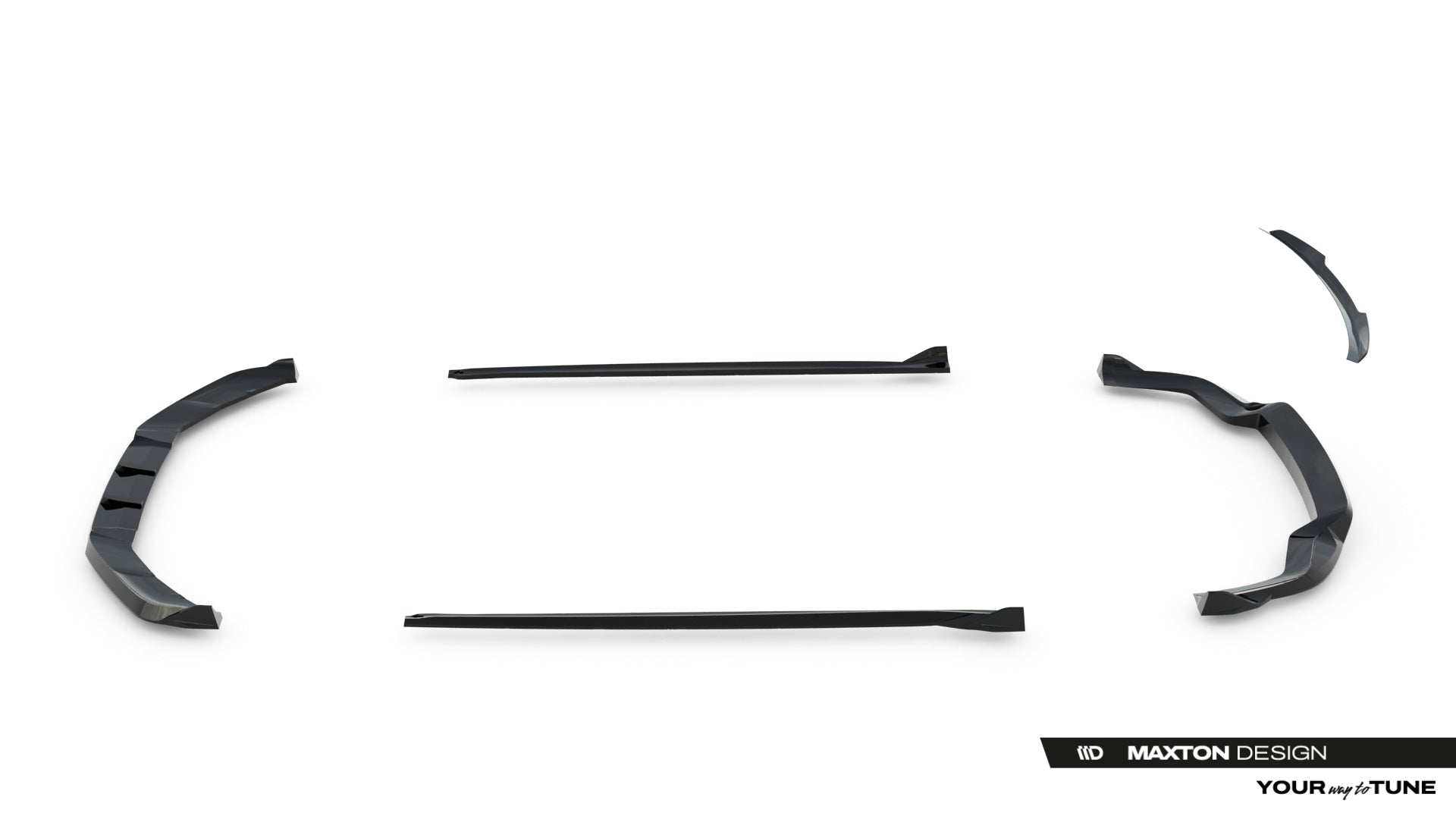 Set of Splitters Porsche Panamera 4 / 4S E-Hybrid / 4 E-Hybrid 972