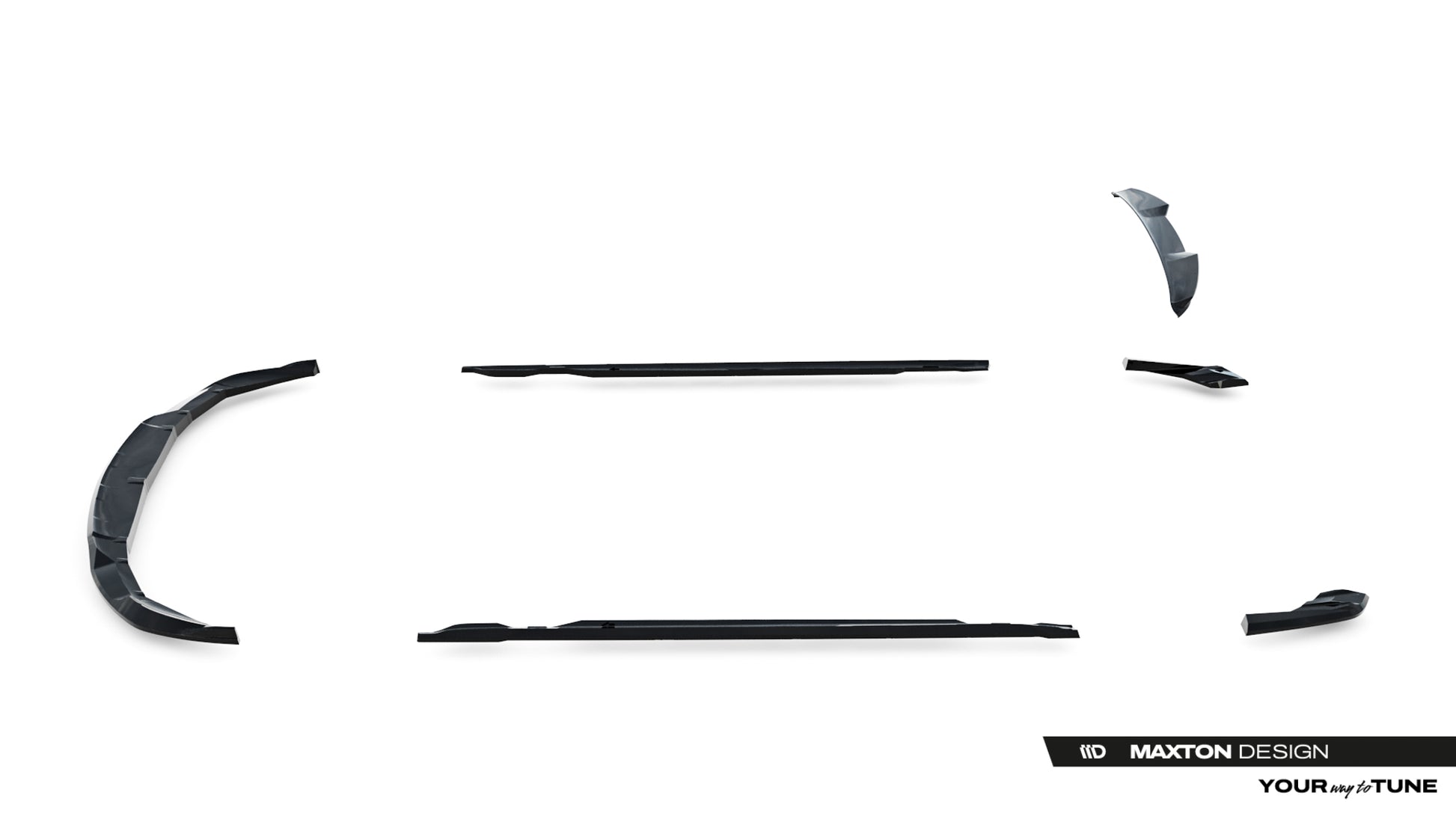 Set of Splitters Porsche Taycan Cross Turismo 4S