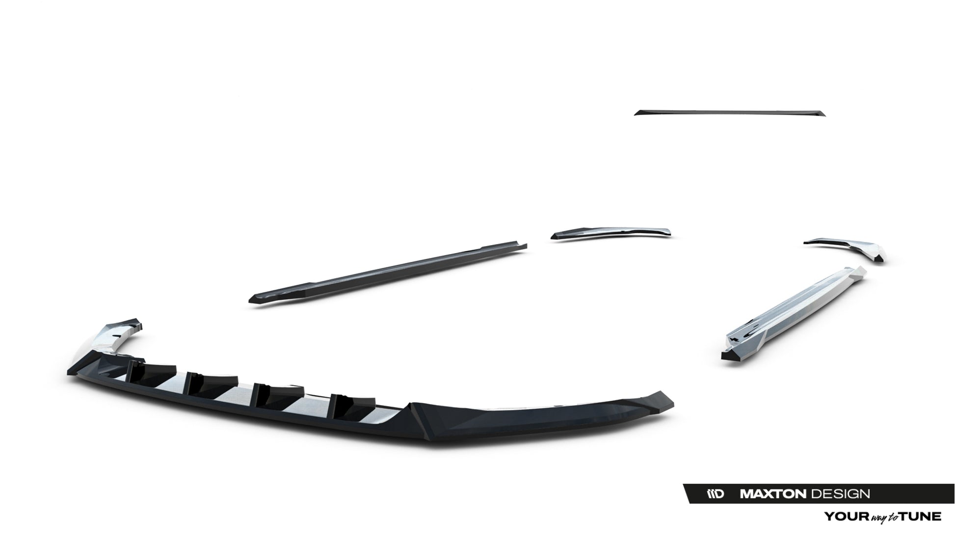 Set of Splitters Skoda Octavia Combi Mk4 Facelift