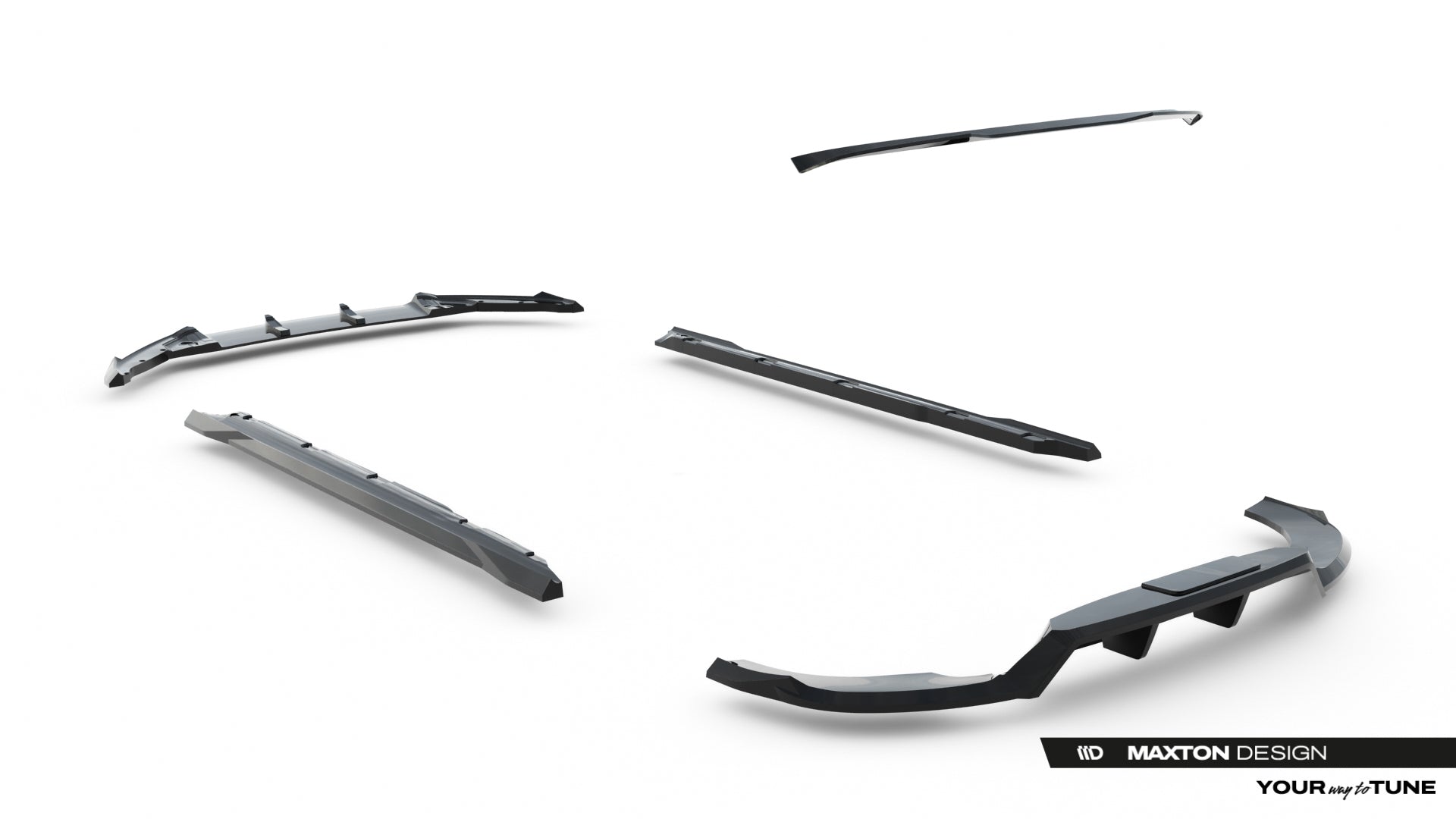 Set of Splitters Skoda Scala Mk1 Facelift