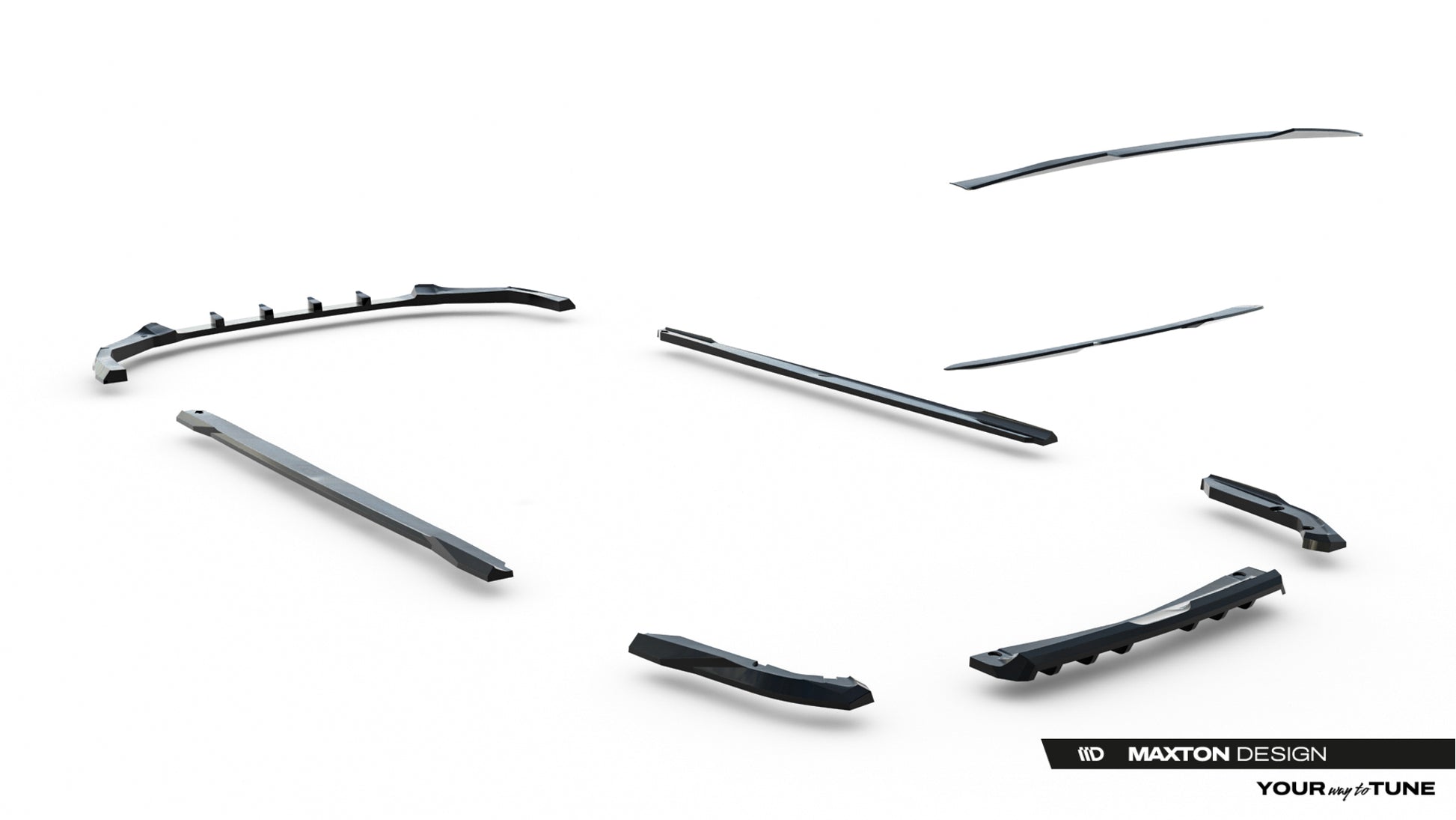 Set of Splitters Subaru WRX STI Mk2