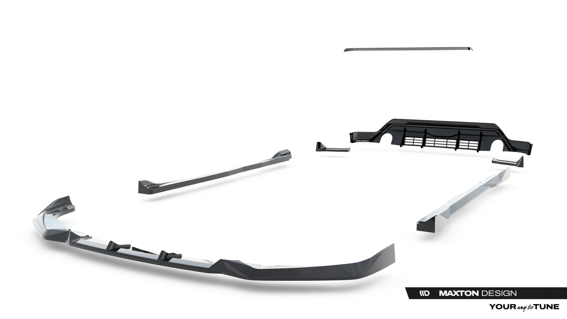 Set of Splitters Toyota GR Yaris Mk4 Facelift