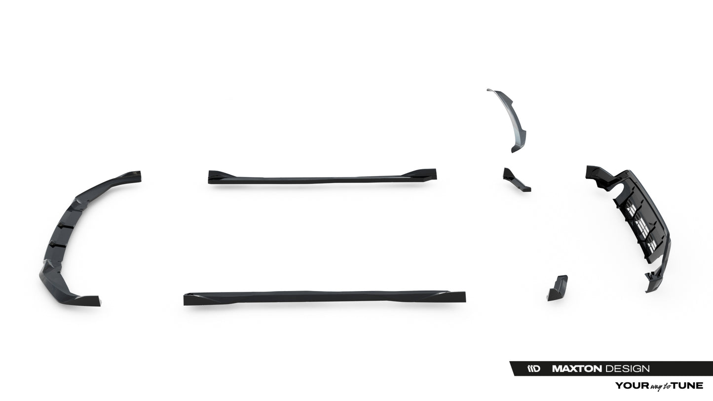 Set of Splitters Toyota GR Yaris Mk4 Facelift