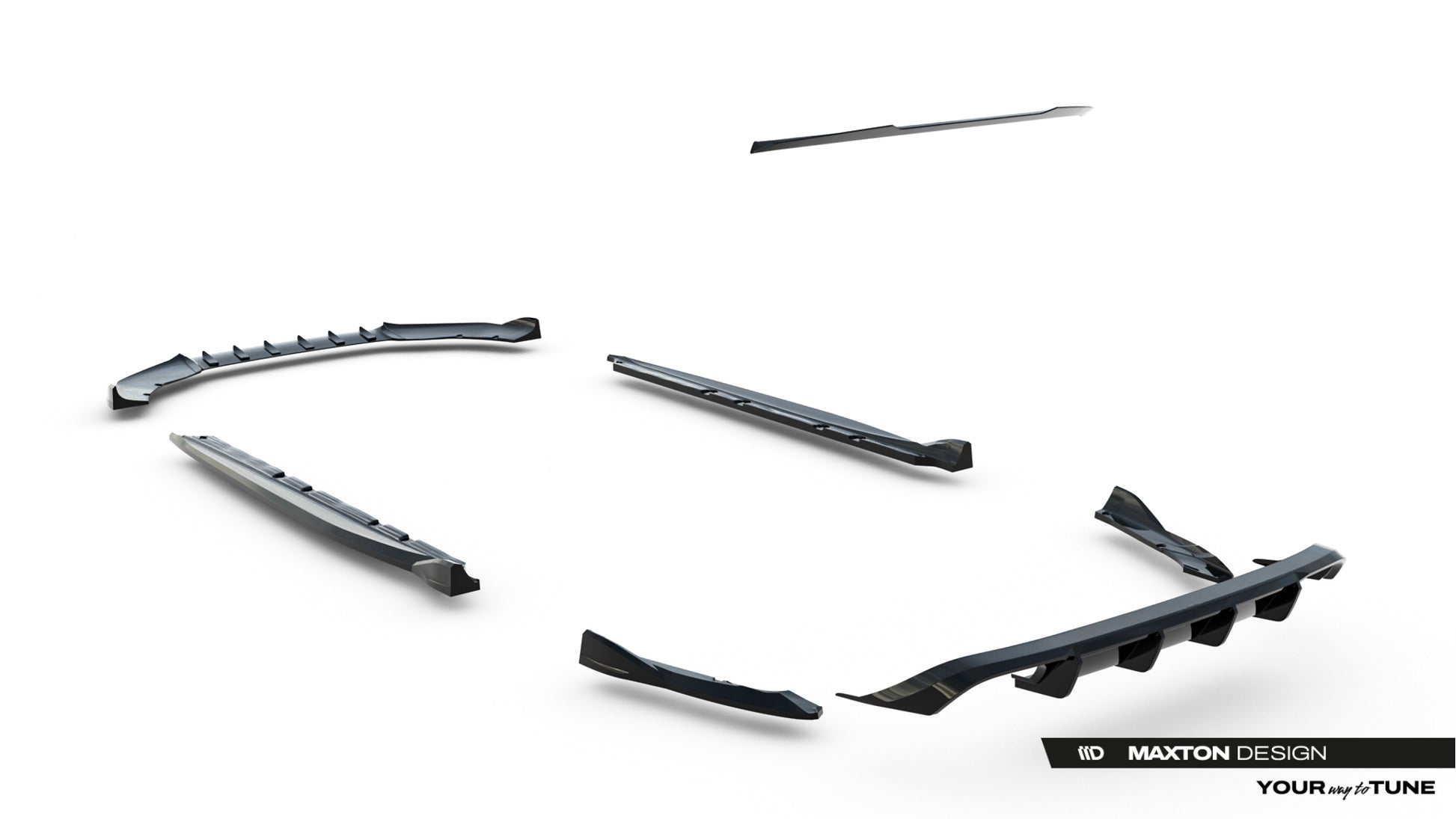 Set of Splitters V.1 Cupra Leon ST Mk1 Facelift