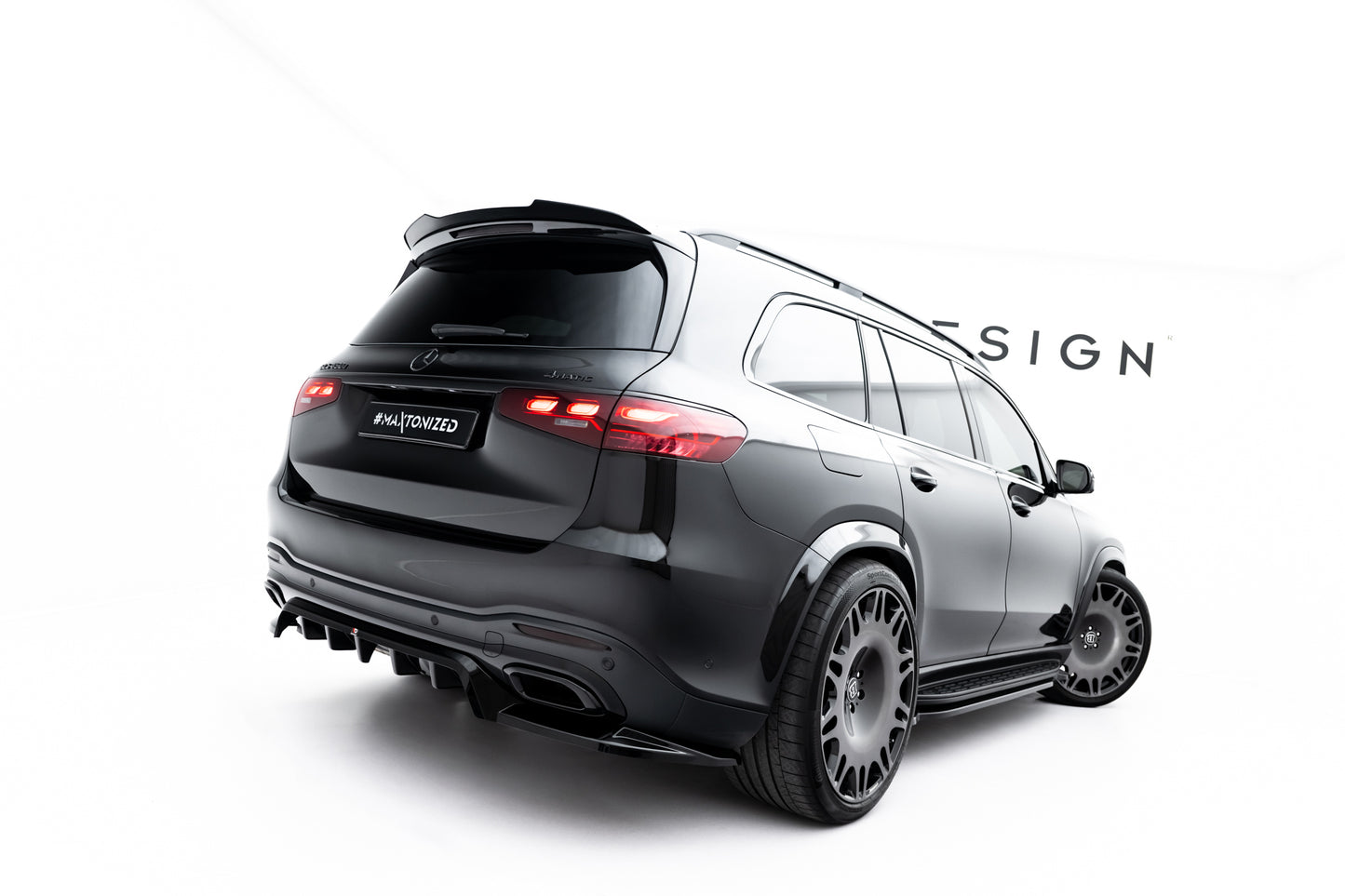 Set of Splitters V.1 Mercedes-Benz GLS AMG-Line X167 Facelift