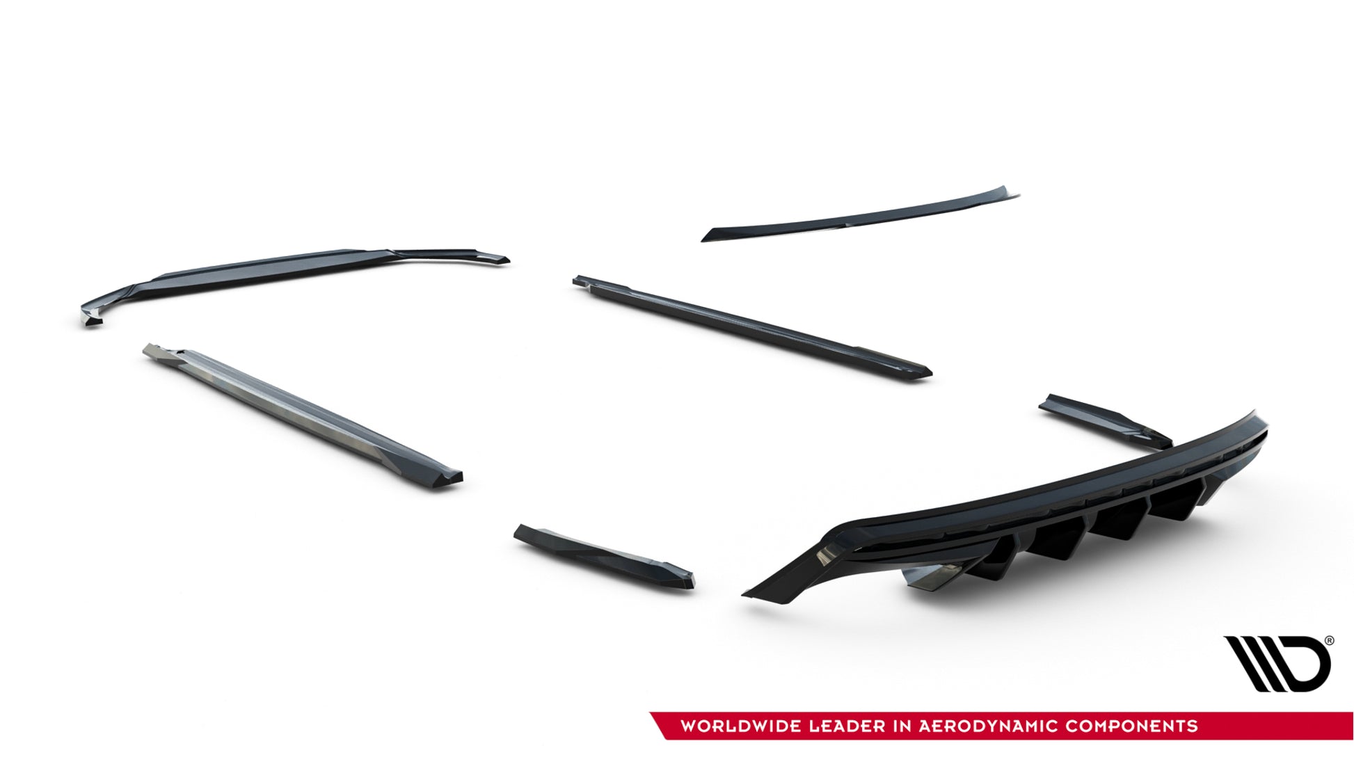Set of Splitters V.1 Skoda Octavia RS Combi Mk4
