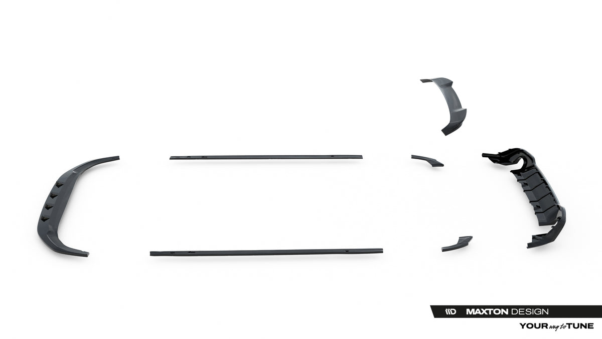 Set of Splitters V.1 Volkswagen Golf GTI Mk8 Facelift