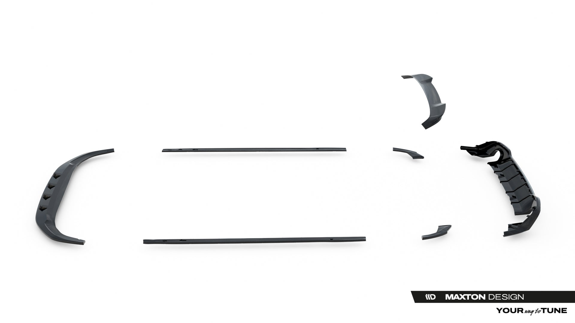 Set of Splitters V.1 Volkswagen Golf GTI Mk8 Facelift
