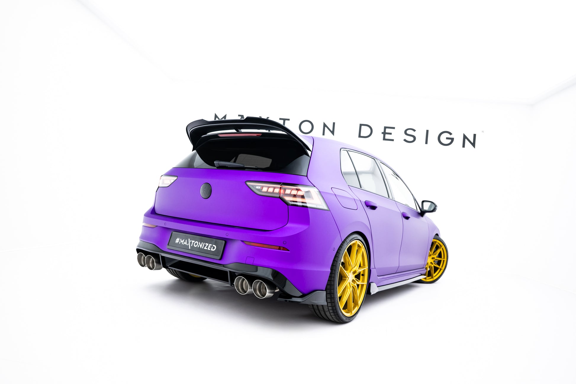 Set of Splitters V.1 Volkswagen Golf R Hatchback Mk8 Facelift
