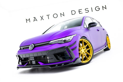 Set of Splitters V.1 Volkswagen Golf R Hatchback Mk8 Facelift