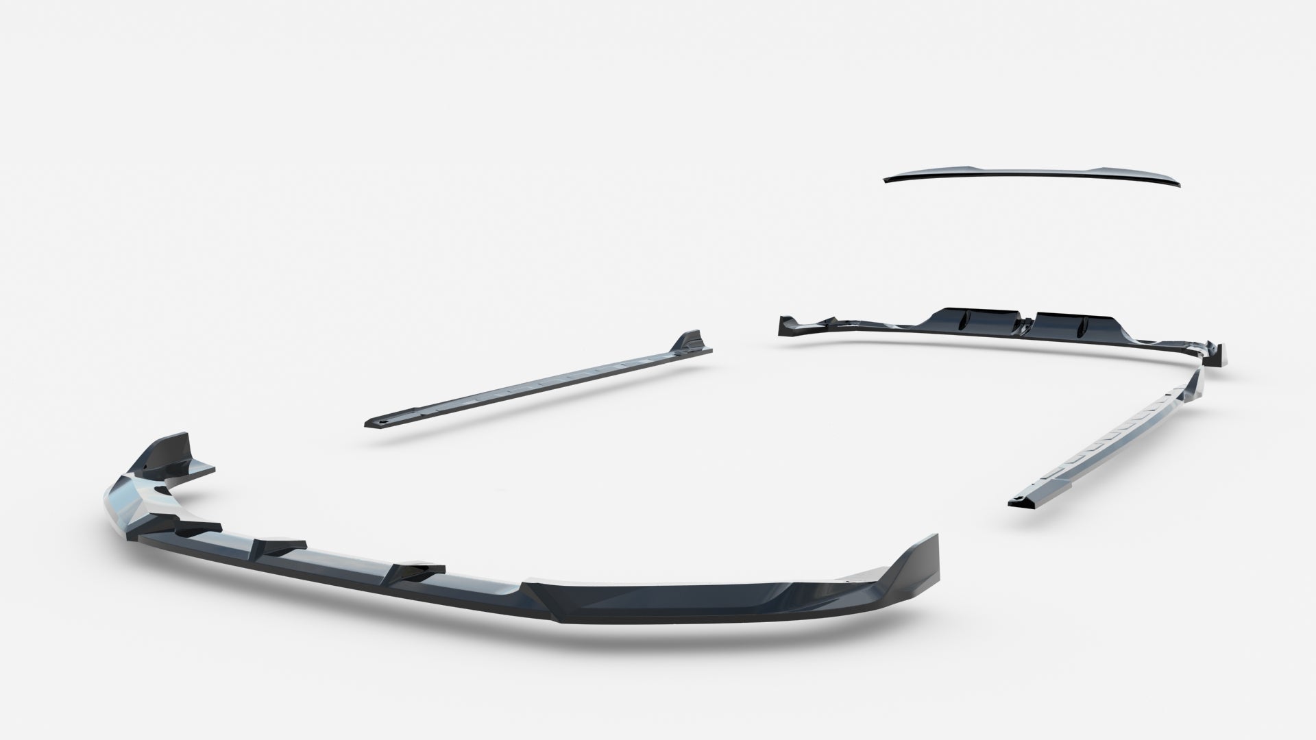 Set of Splitters V.2 Audi RS3 Sedan 8Y Facelift