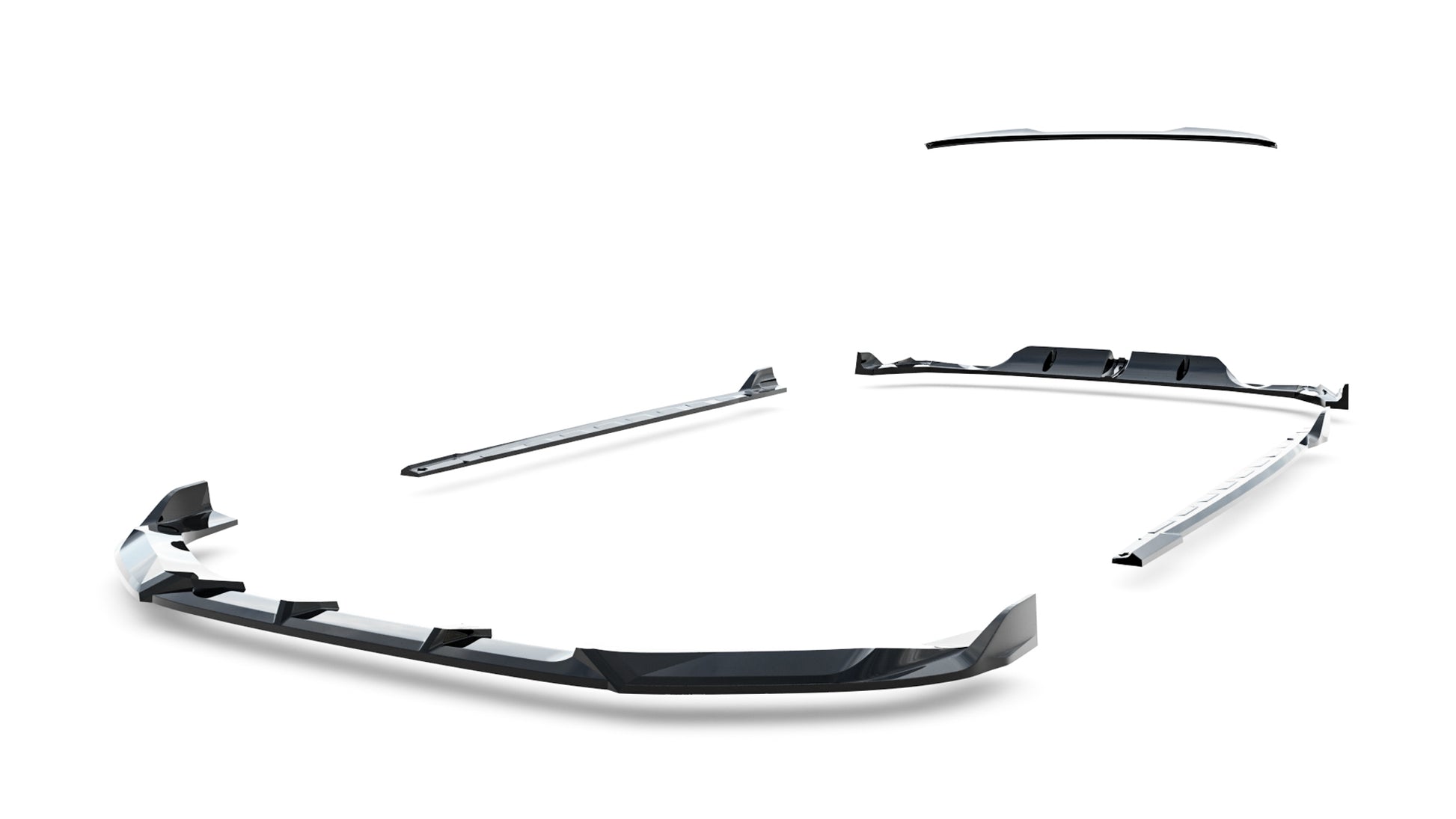 Set of Splitters V.2 Audi RS3 Sportback 8Y Facelift