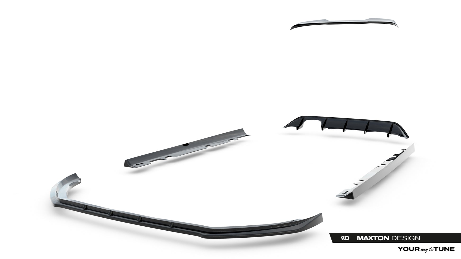 Set of Splitters V.2 Ford Fiesta ST Mk8 Facelift