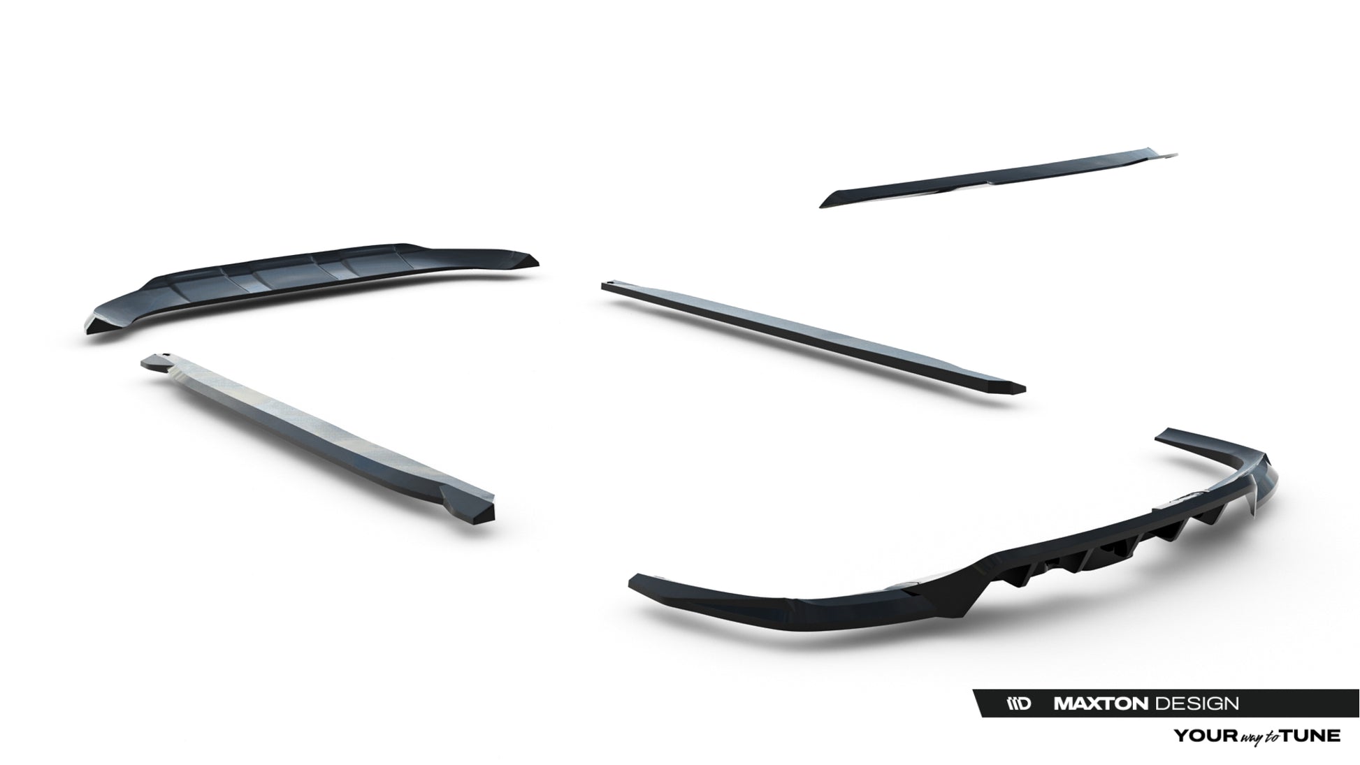 Set of Splitters V.2 Mercedes-Benz GLS AMG-Line X167