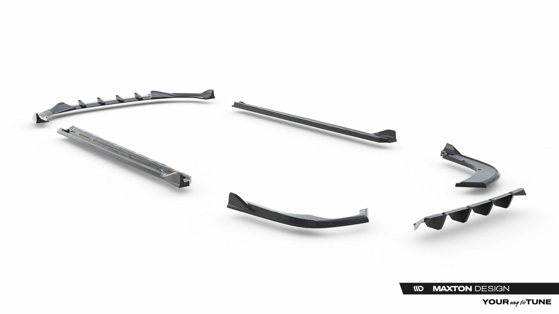 Set of Splitters V.2 Skoda Superb Sportline Mk4
