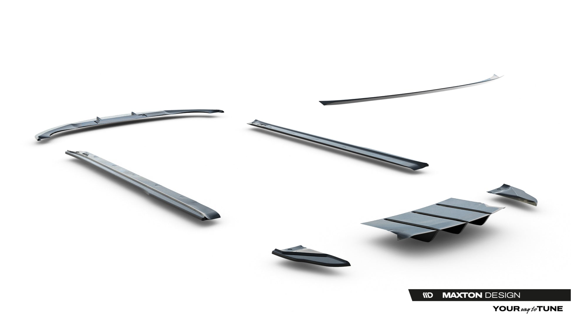 Set of Splitters V.2 Tesla Model S Mk1