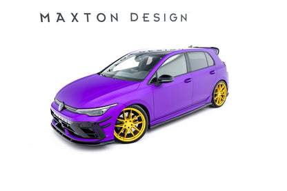 Set of Splitters V.2 Volkswagen Golf R Hatchback Mk8 Facelift