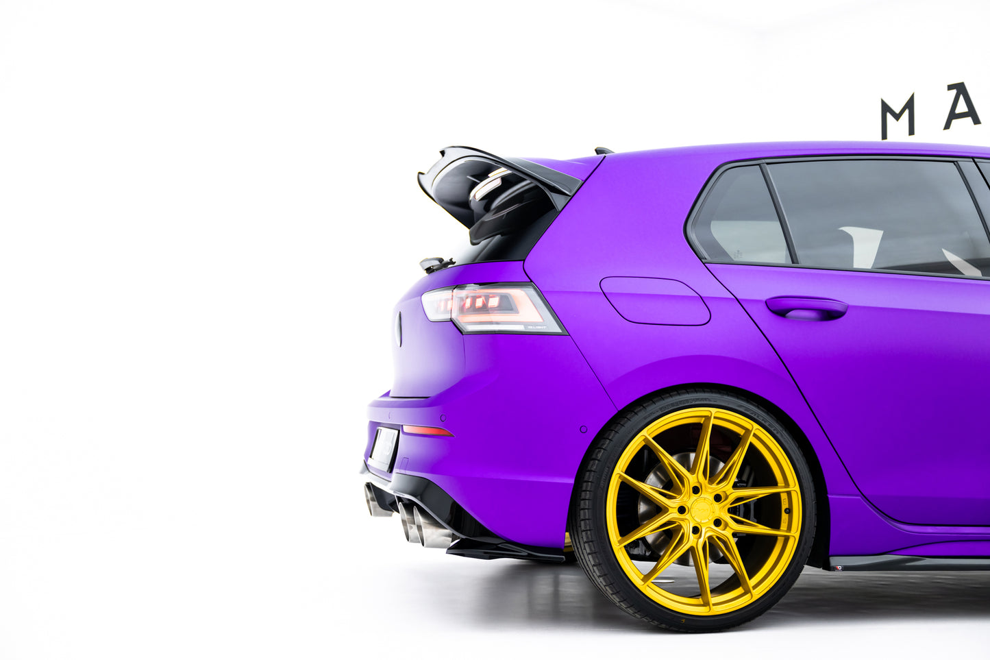 Set of Splitters V.2 Volkswagen Golf R Hatchback Mk8 Facelift