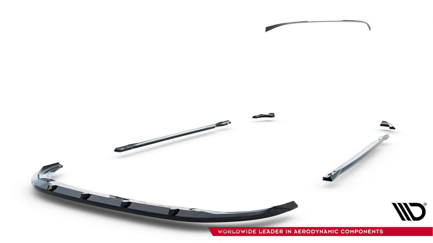 Set of Splitters V.2 Volkswagen Golf R Hatchback Mk8 Facelift