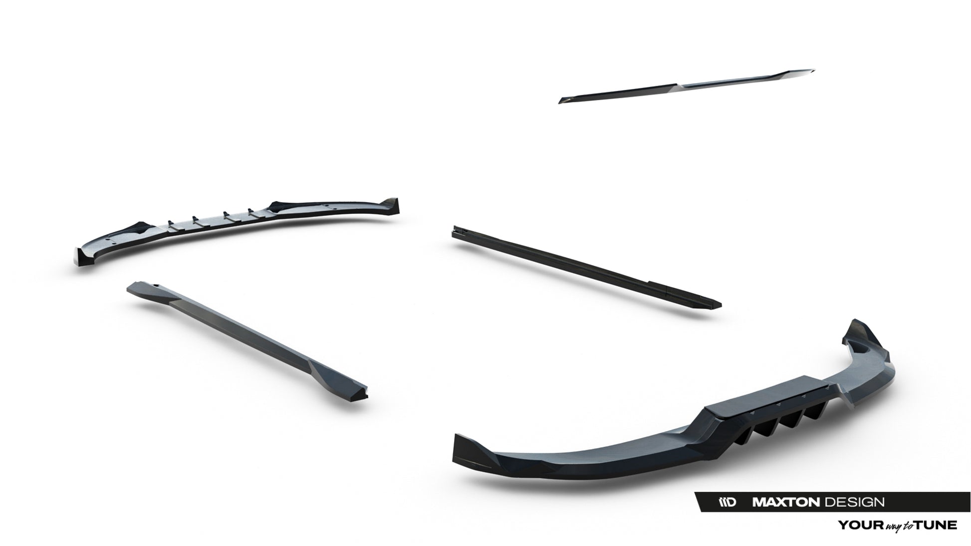 Set of Splitters V.3 Cupra Terramar Mk1 (Version with towbar)