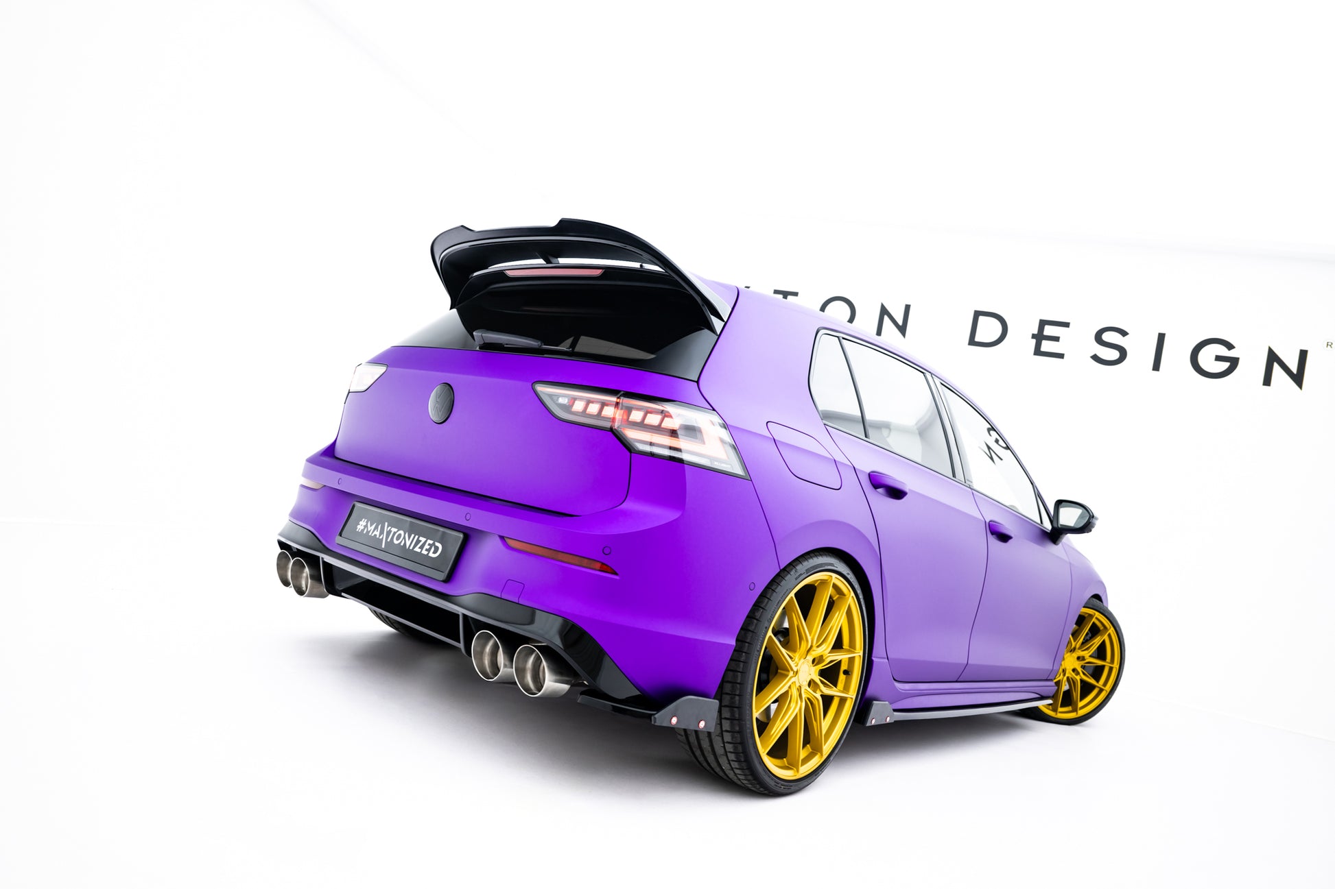Set of Splitters V.3 Volkswagen Golf R Hatchback Mk8 Facelift
