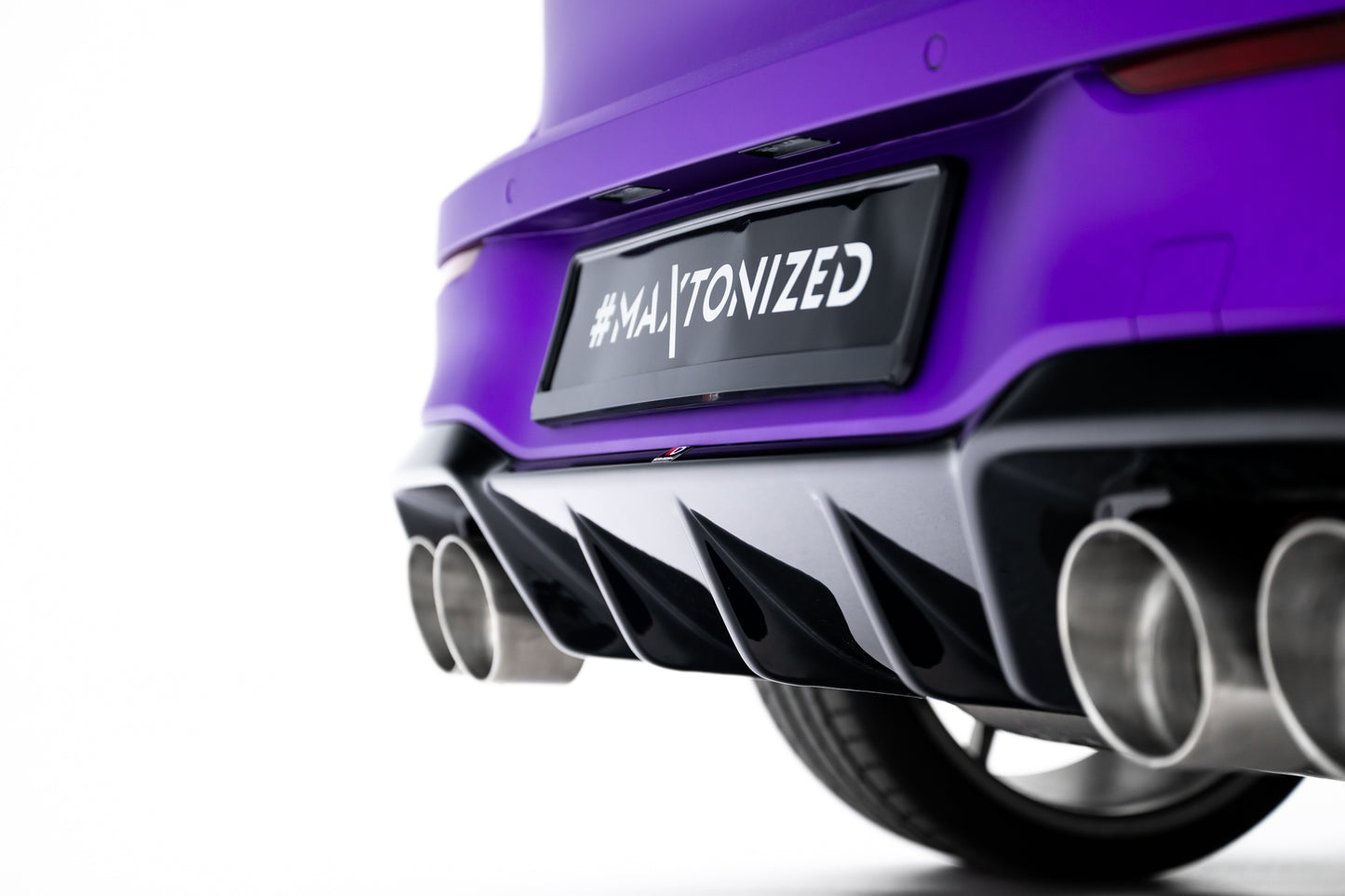 Set of Splitters V.4 Volkswagen Golf R Hatchback Mk8 Facelift